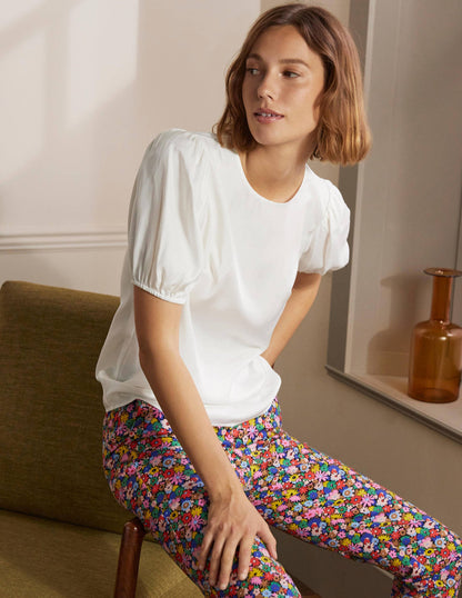 Adriana Oberteil mit Puffärmeln-Naturweiß-4