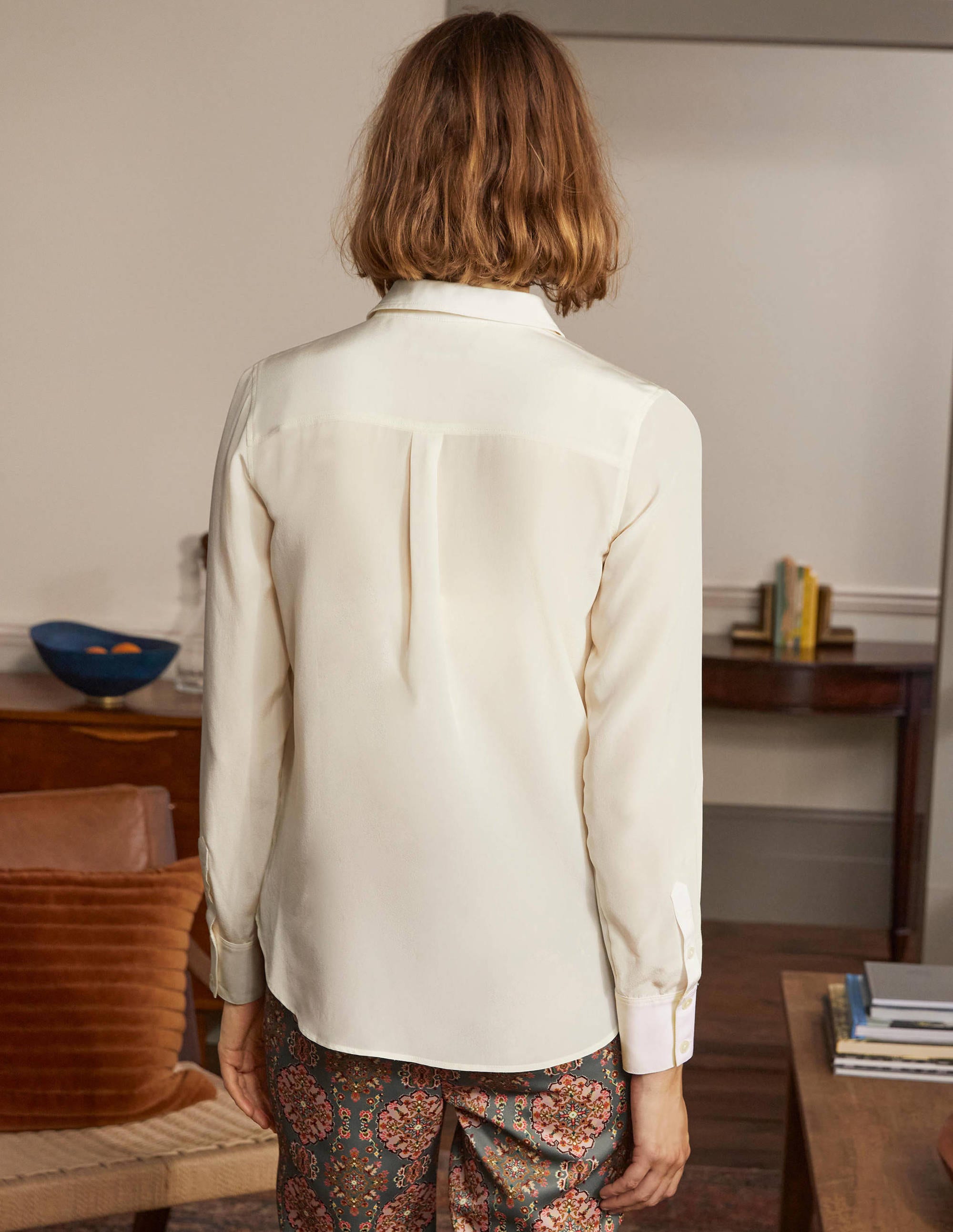 Chemise en soie-Ivoire - Image 3