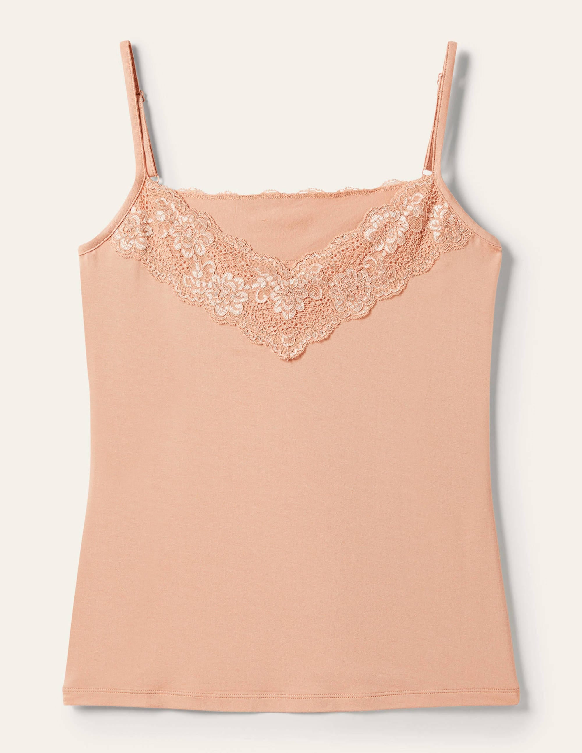 Caraco avec dentelle-Beige clair - Image 11