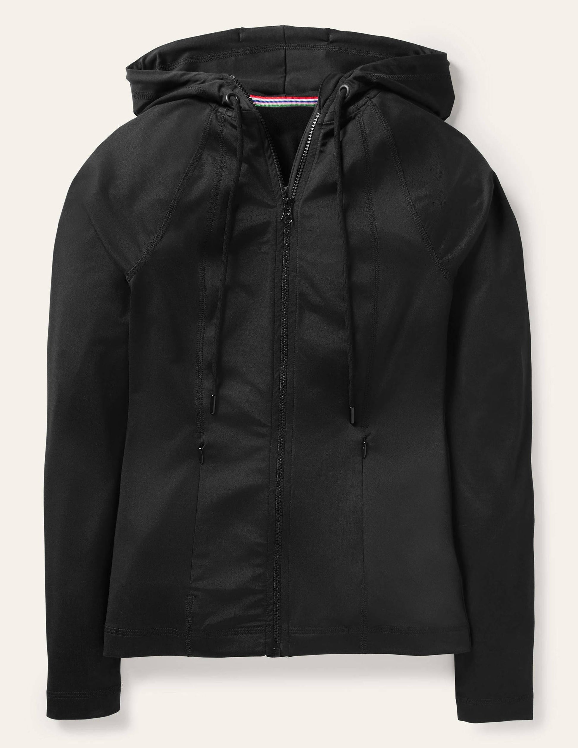 Annie Kapuzenjacke mit Reißverschluss-Schwarz-5