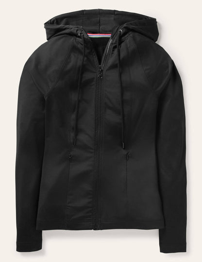 Annie Kapuzenjacke mit Reißverschluss-Schwarz-5