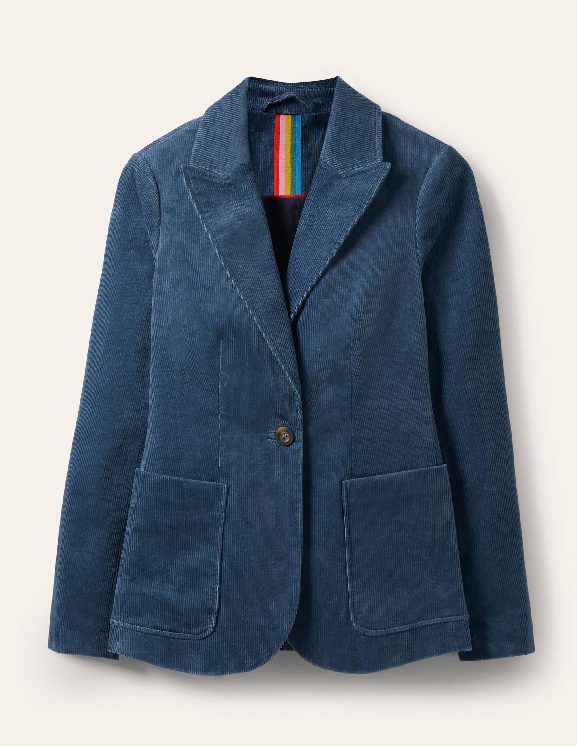 Blazer Victoria en velours côtelé-Marin - Image 5