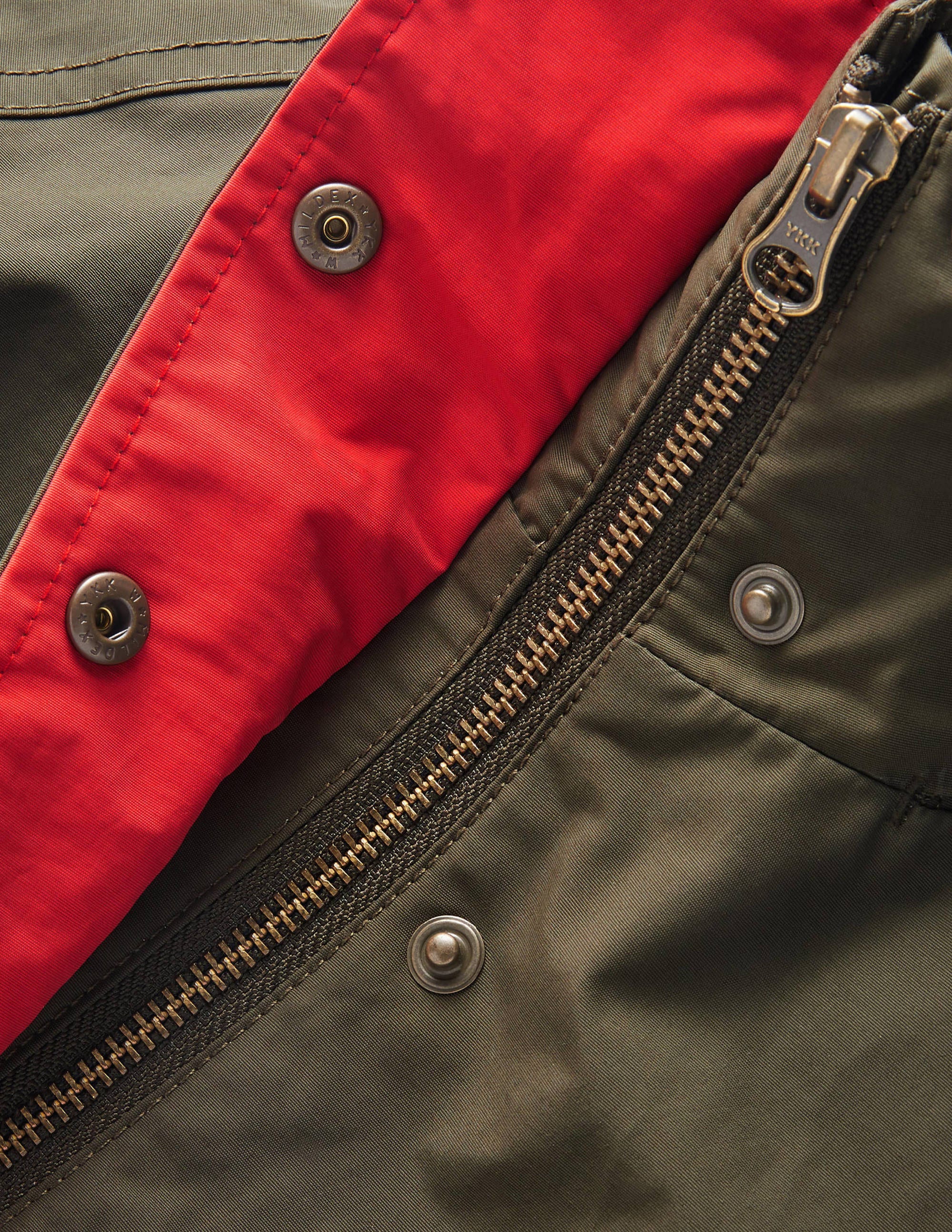 Veste à capuche imperméable-Kaki - Image 5