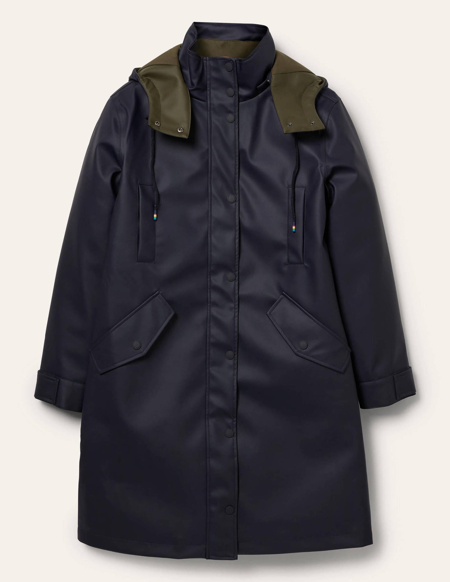 Imperméable Bamburgh-Bleu marine/kaki