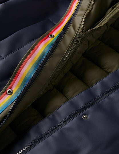 Imperméable Bamburgh-Bleu marine/kaki-8