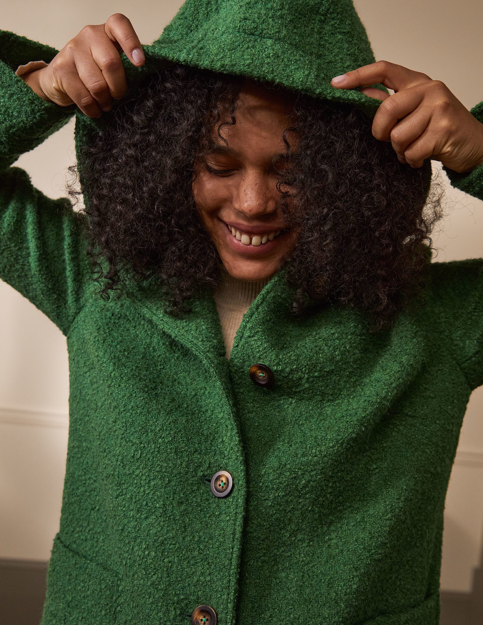 Manteau Cambridge texturé-Conifère - Image 1