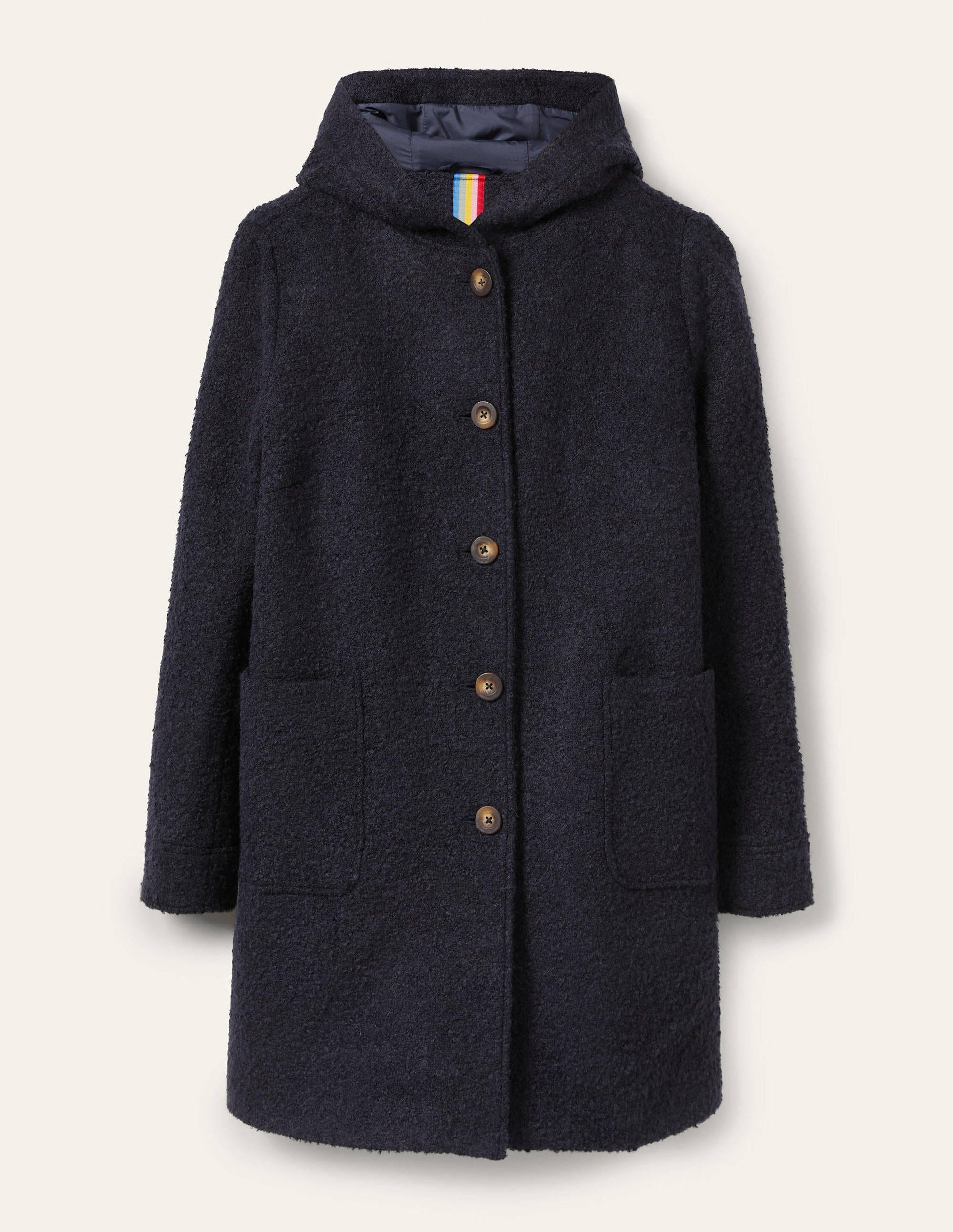 Manteau Cambridge texturé-Bleu marine-5
