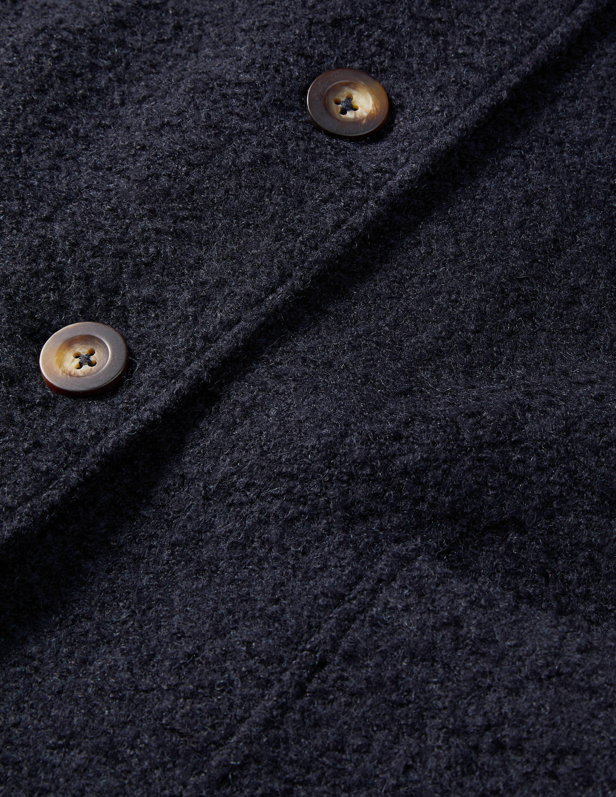 Manteau Cambridge texturé-Bleu marine - Image 6