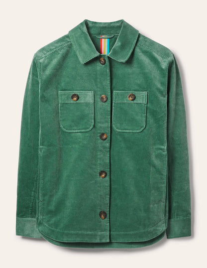 Cord-Hemdjacke-Salbeigrün