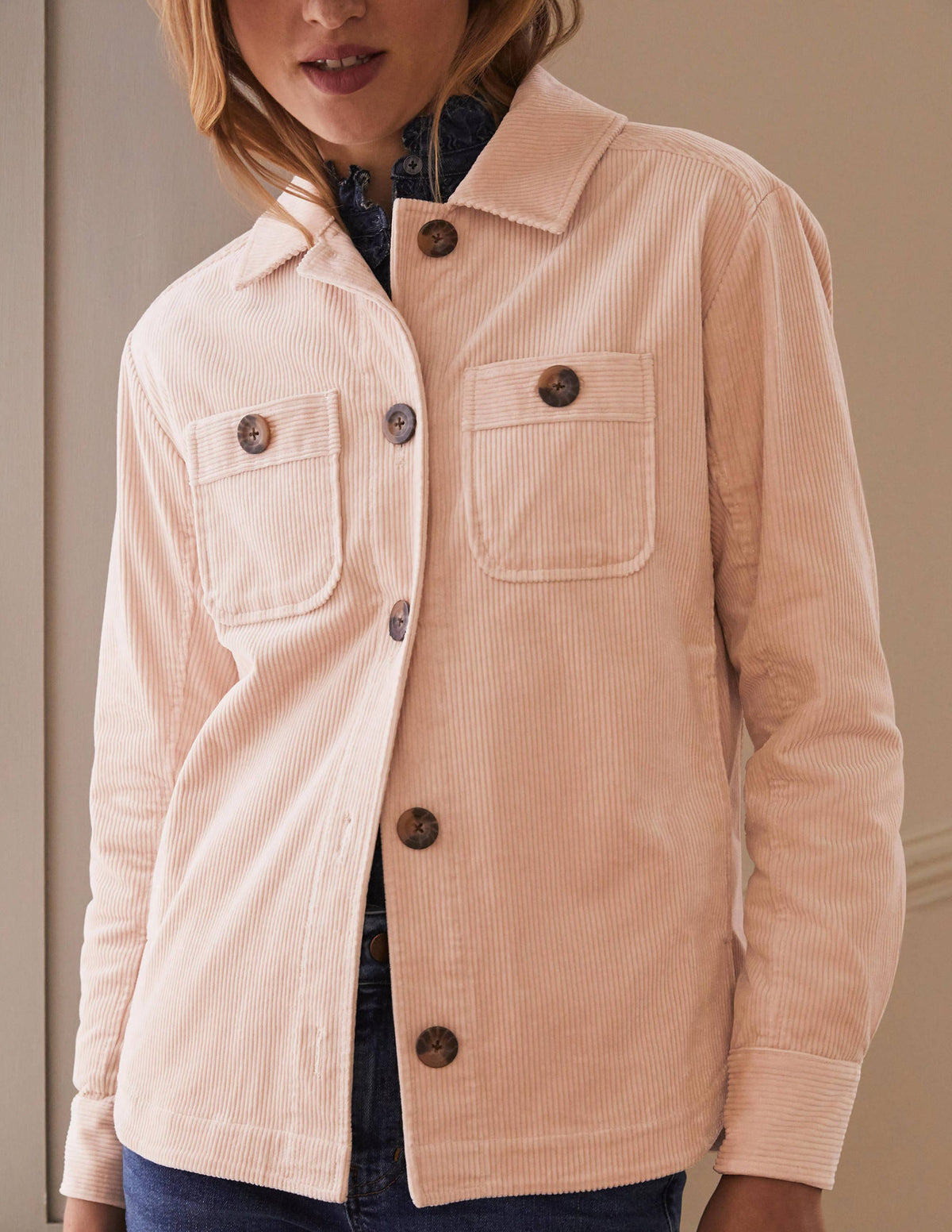 Cord-Hemdjacke-Popcorngelb - Image 4