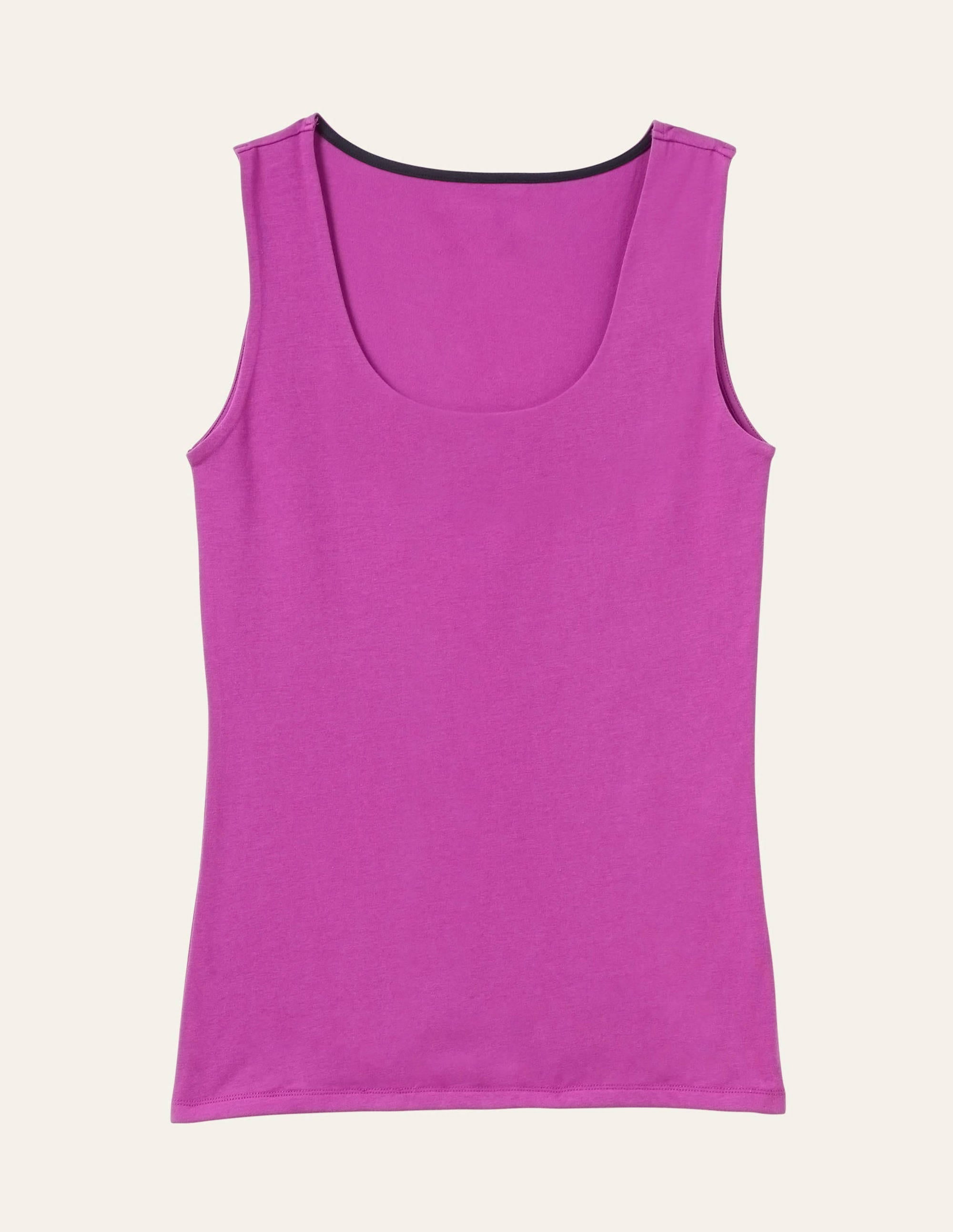 Doppellagiges Trägershirt-Königsviolett - Image 5