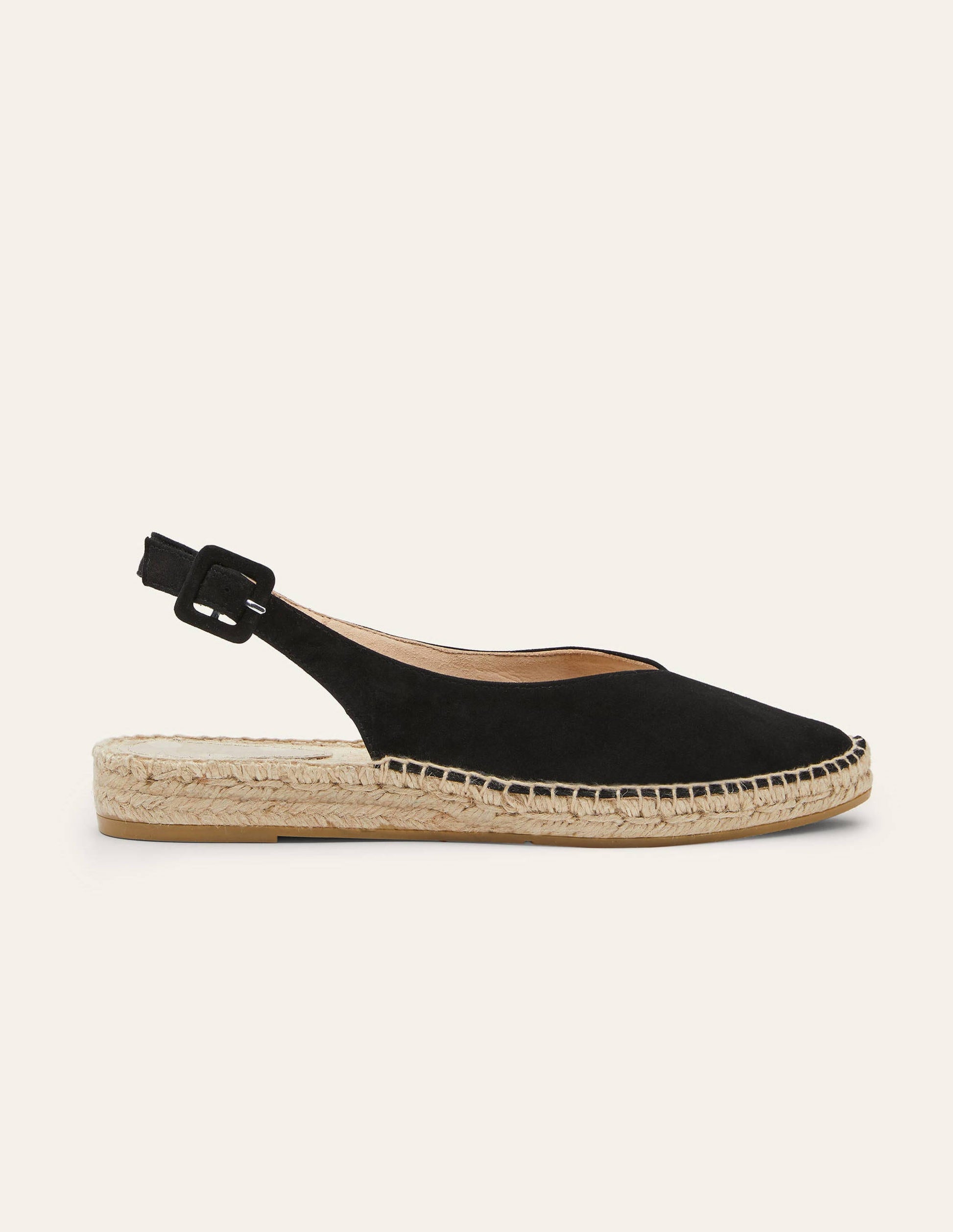 Sandales à bride arrière style espadrilles-Noir-2