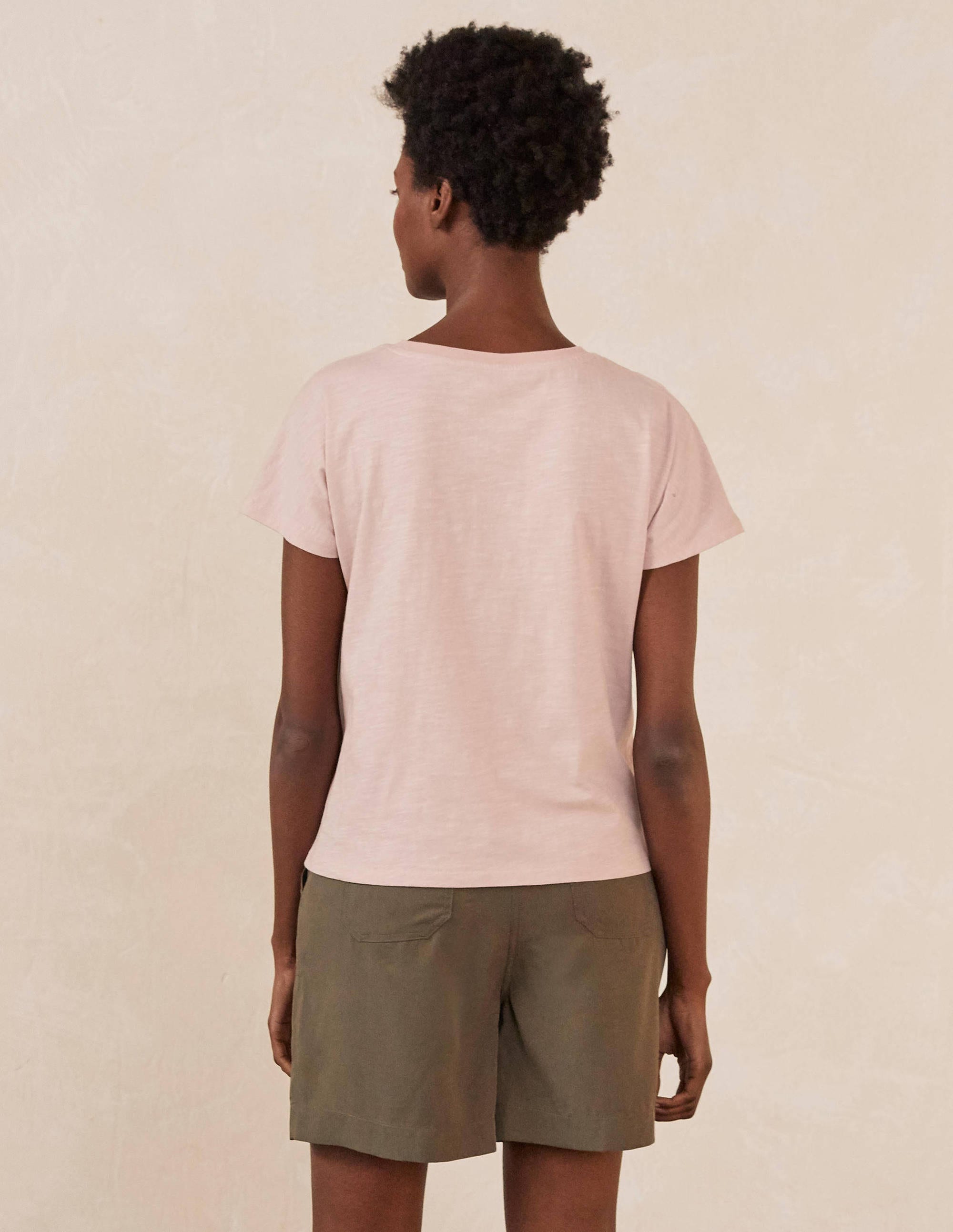 T-shirt Lena brodé en jersey-Milkshake, cerises - Image 3