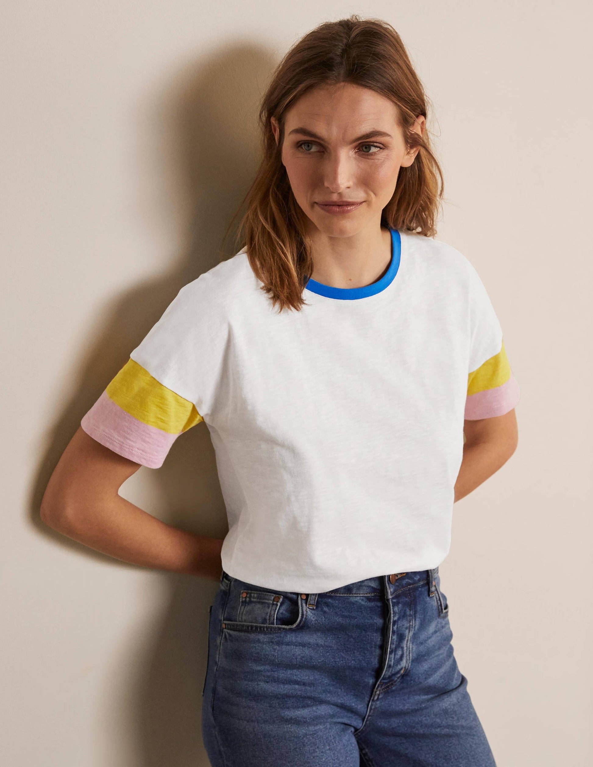 Clarissa Jersey-T-Shirt-Weiß-2
