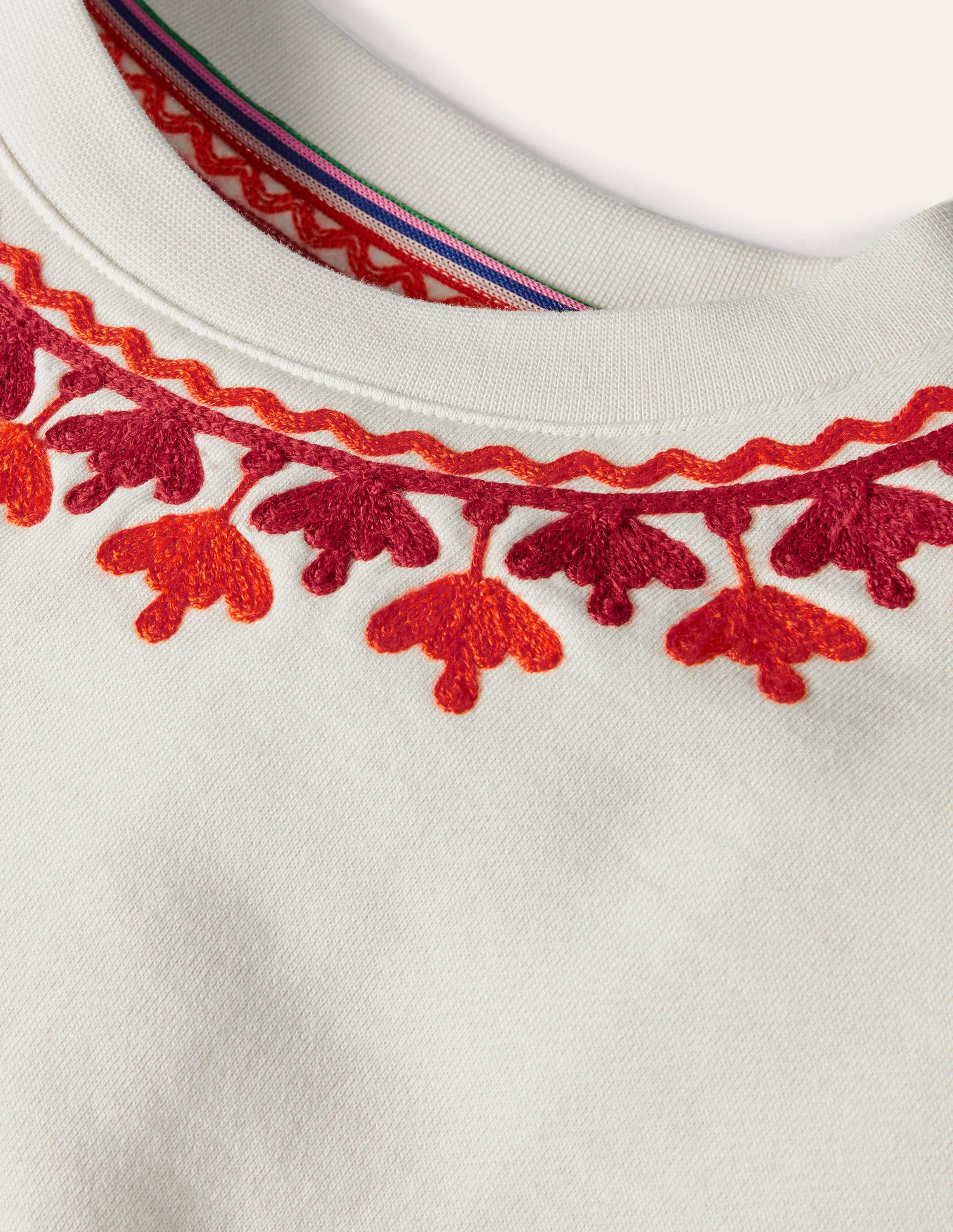 Jasmine Sweatshirt-Naturweiß, Stickerei - Image 7