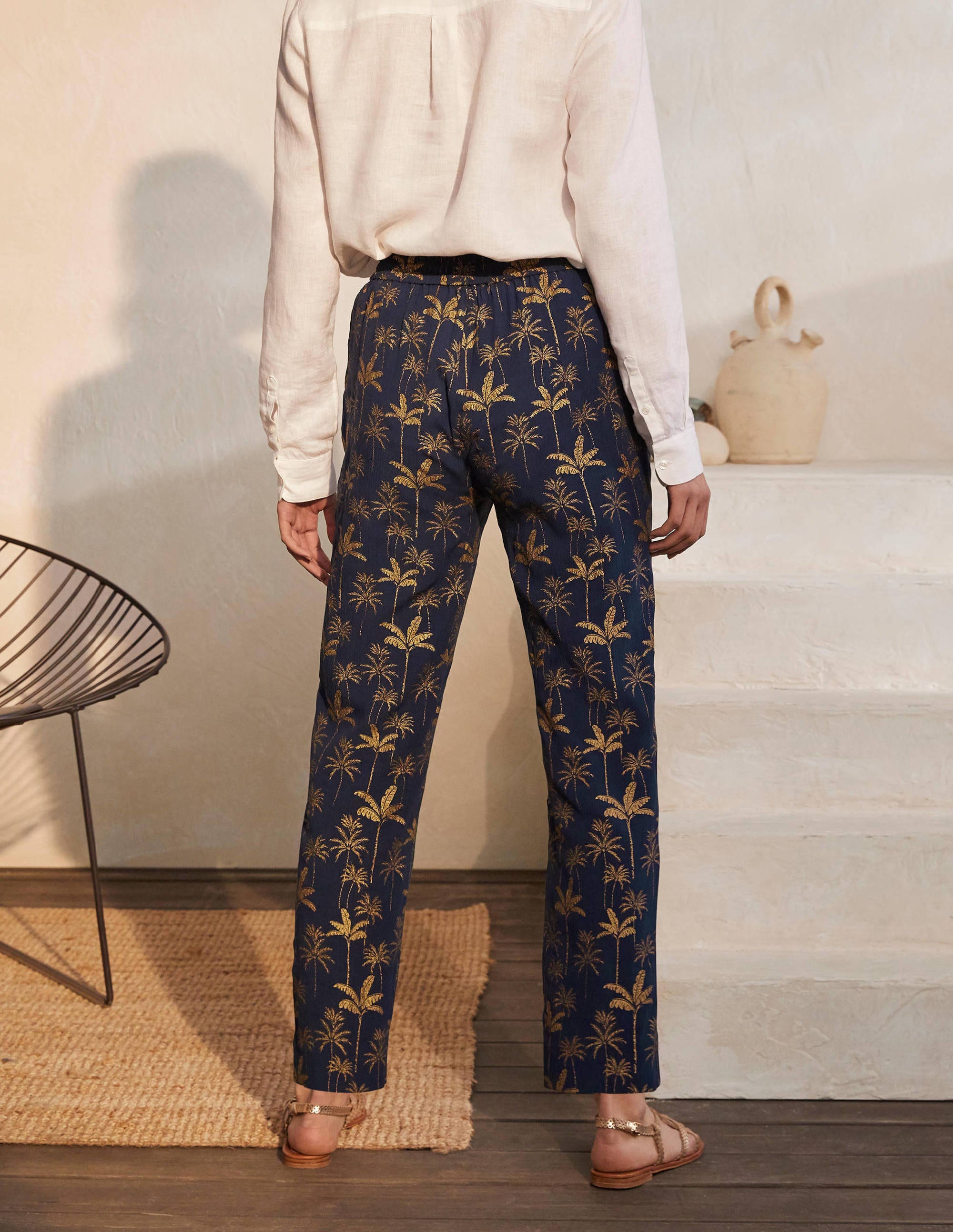 Bembridge Trousers-French Navy, Rainforest - Image 2