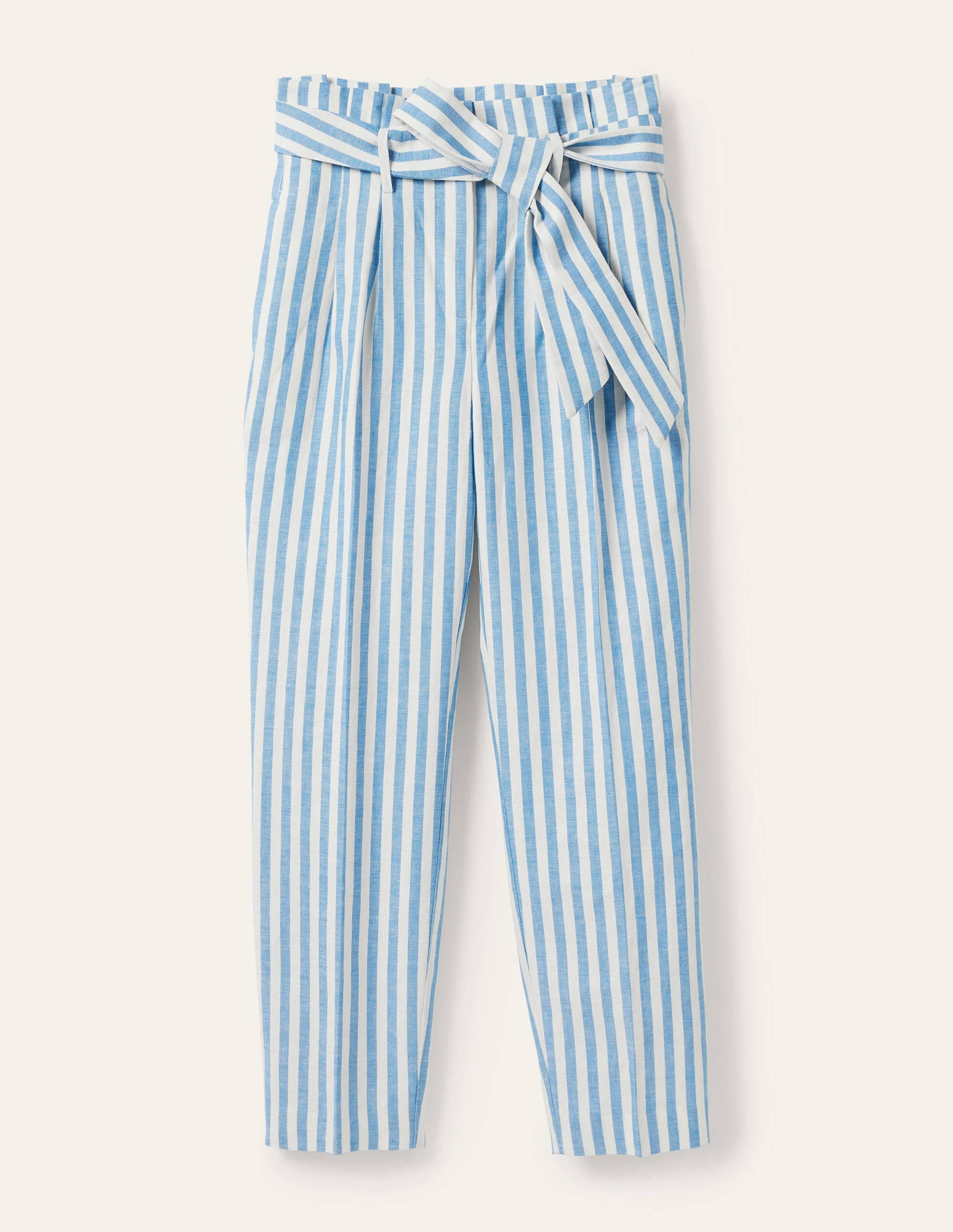Pantalon Ludgate à taille froncée-Rayé bleu marocain - Image 6