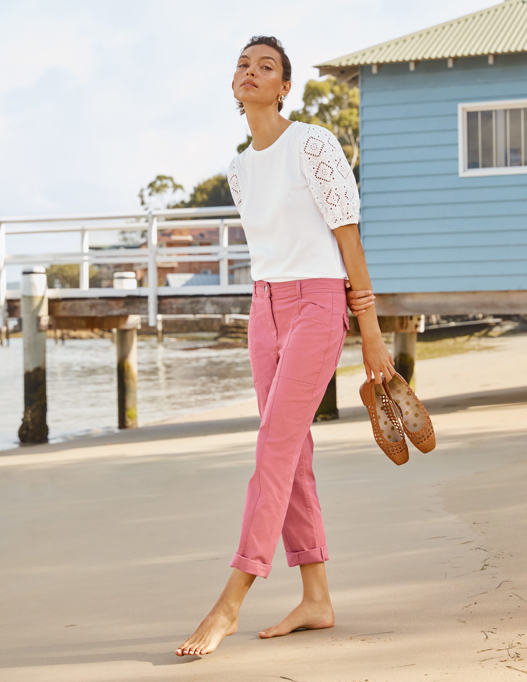 Pantalon chino Abingdon-Rouge ancien - Image 6
