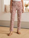 Pantalon à enfiler-Chêne rouge, motif Summer Paisley