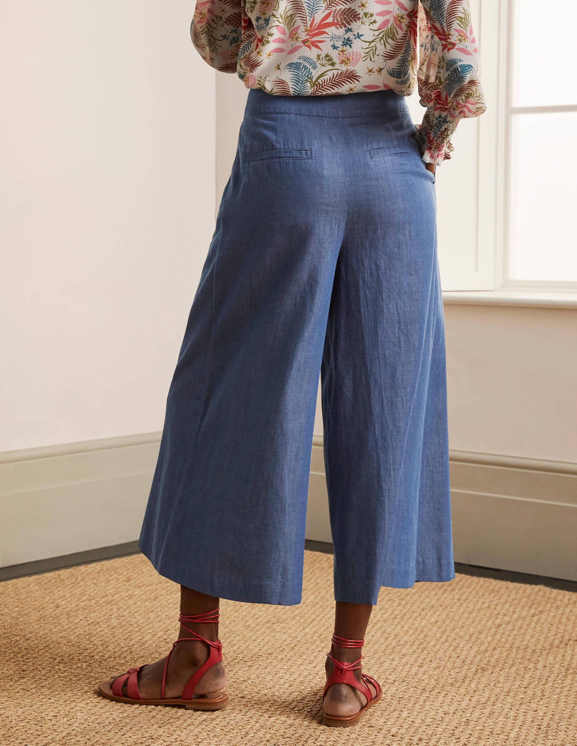 Brompton Culottes-Mid Vintage Denim - Image 3