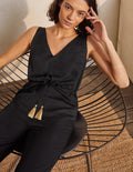 Cecilia Jumpsuit-Schwarz