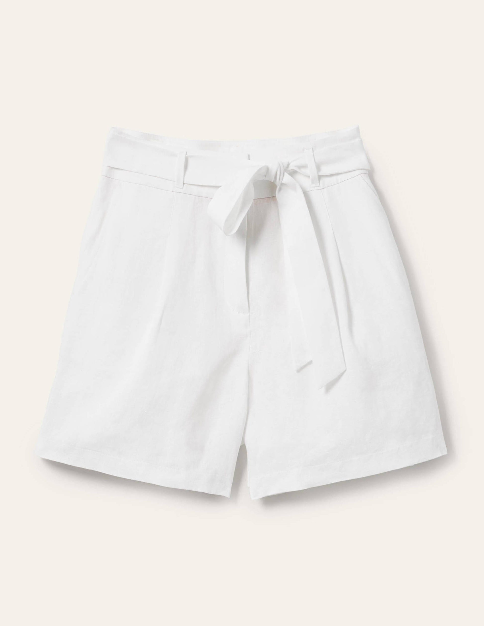 Paperbag-Leinenshorts-Weiß-6