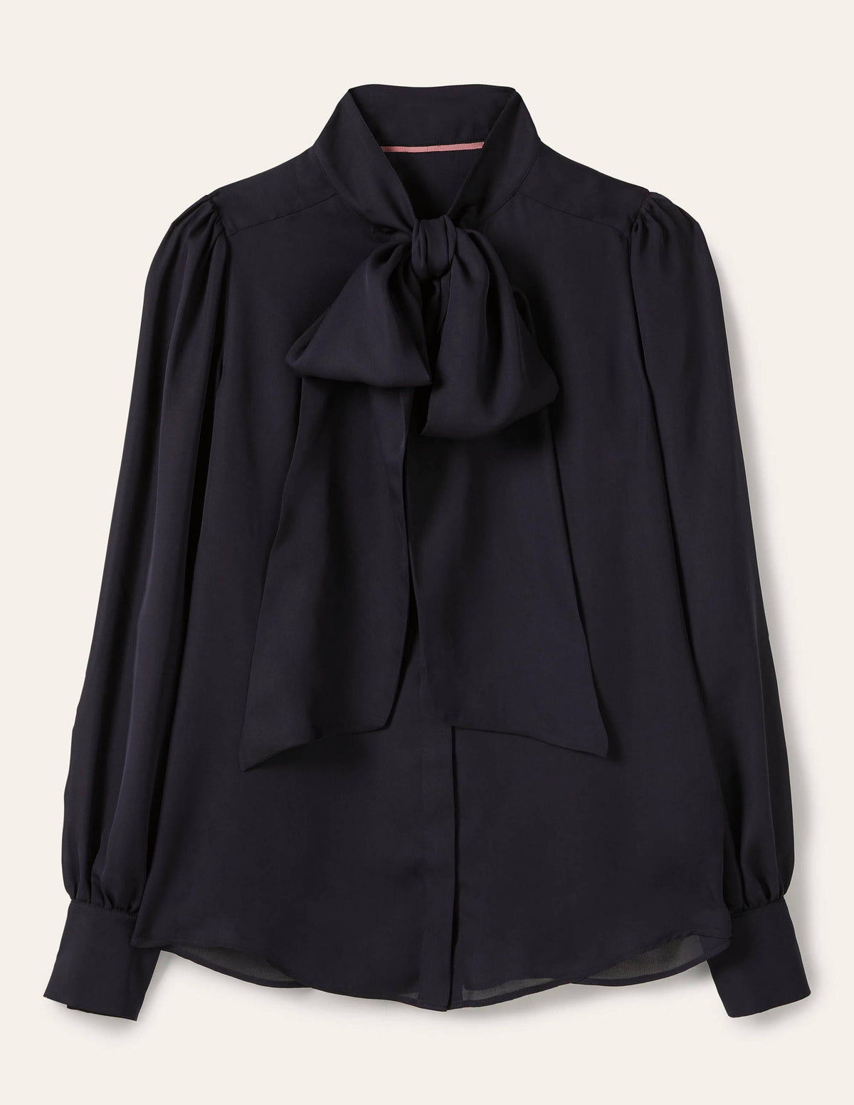 Rosaline Seidenbluse-Marineblau-5