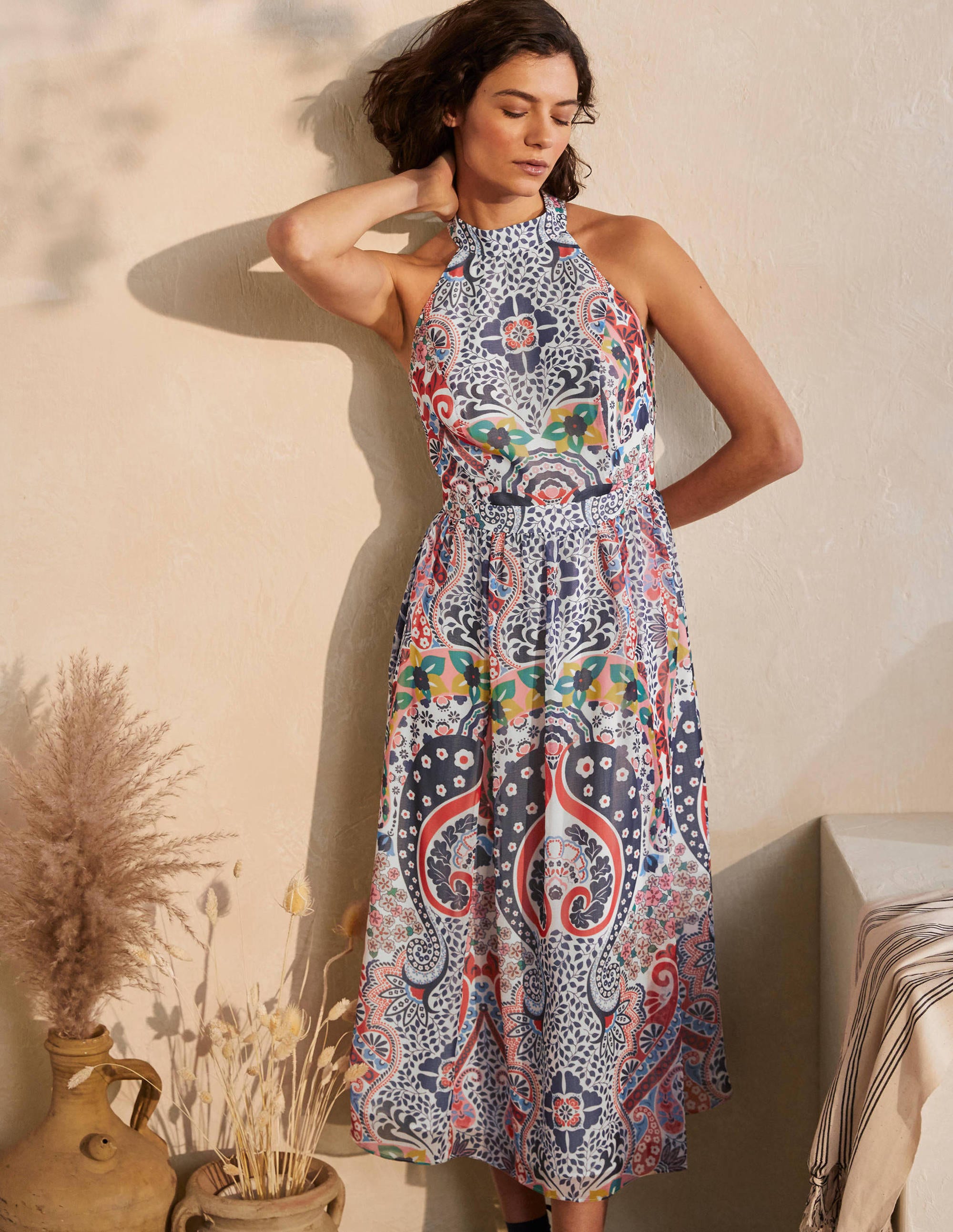 Tori Midikleid-Marineblau, Kaleidoskop - Image 5
