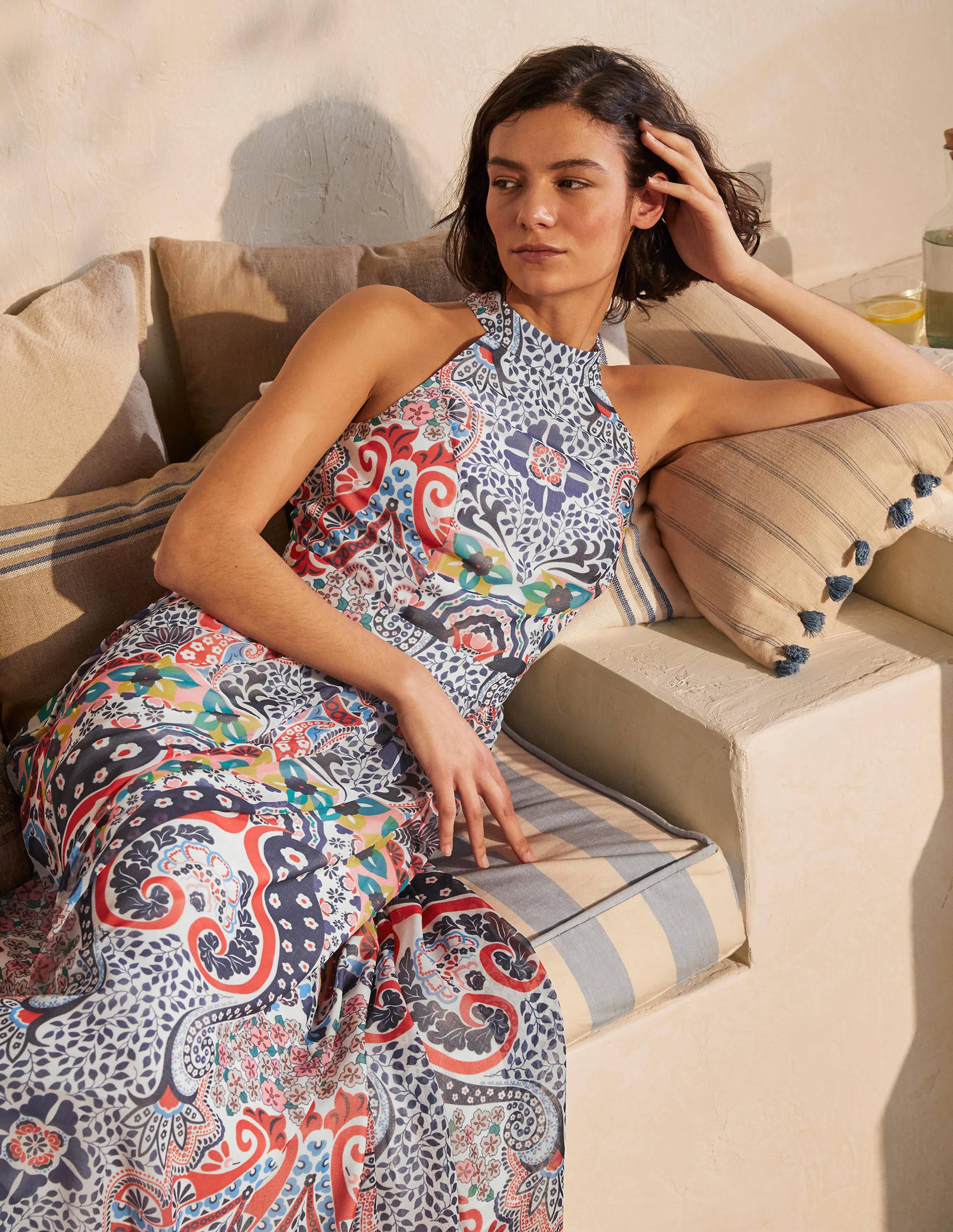 Tori Midikleid-Marineblau, Kaleidoskop - Image 2