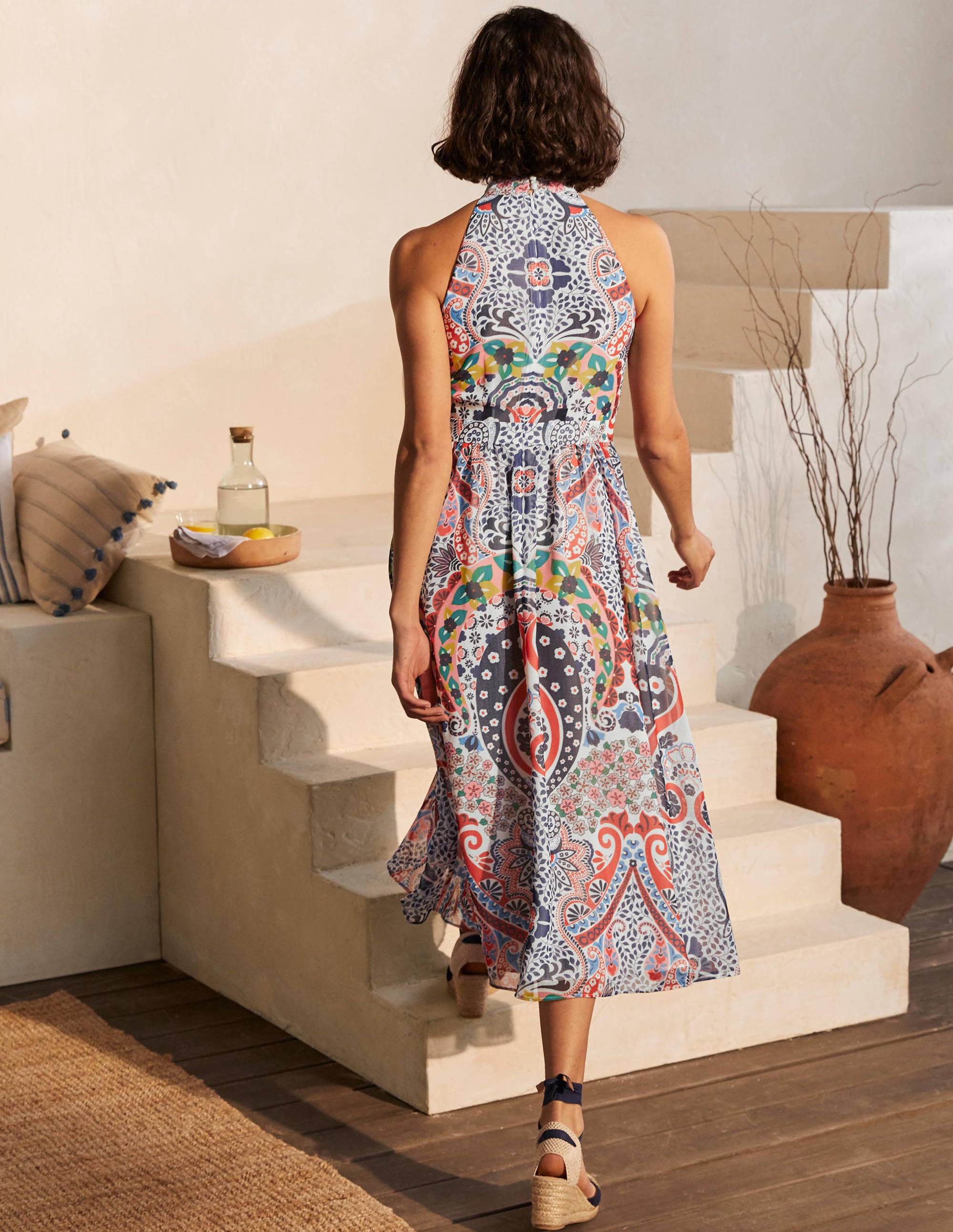 Tori Midikleid-Marineblau, Kaleidoskop - Image 3