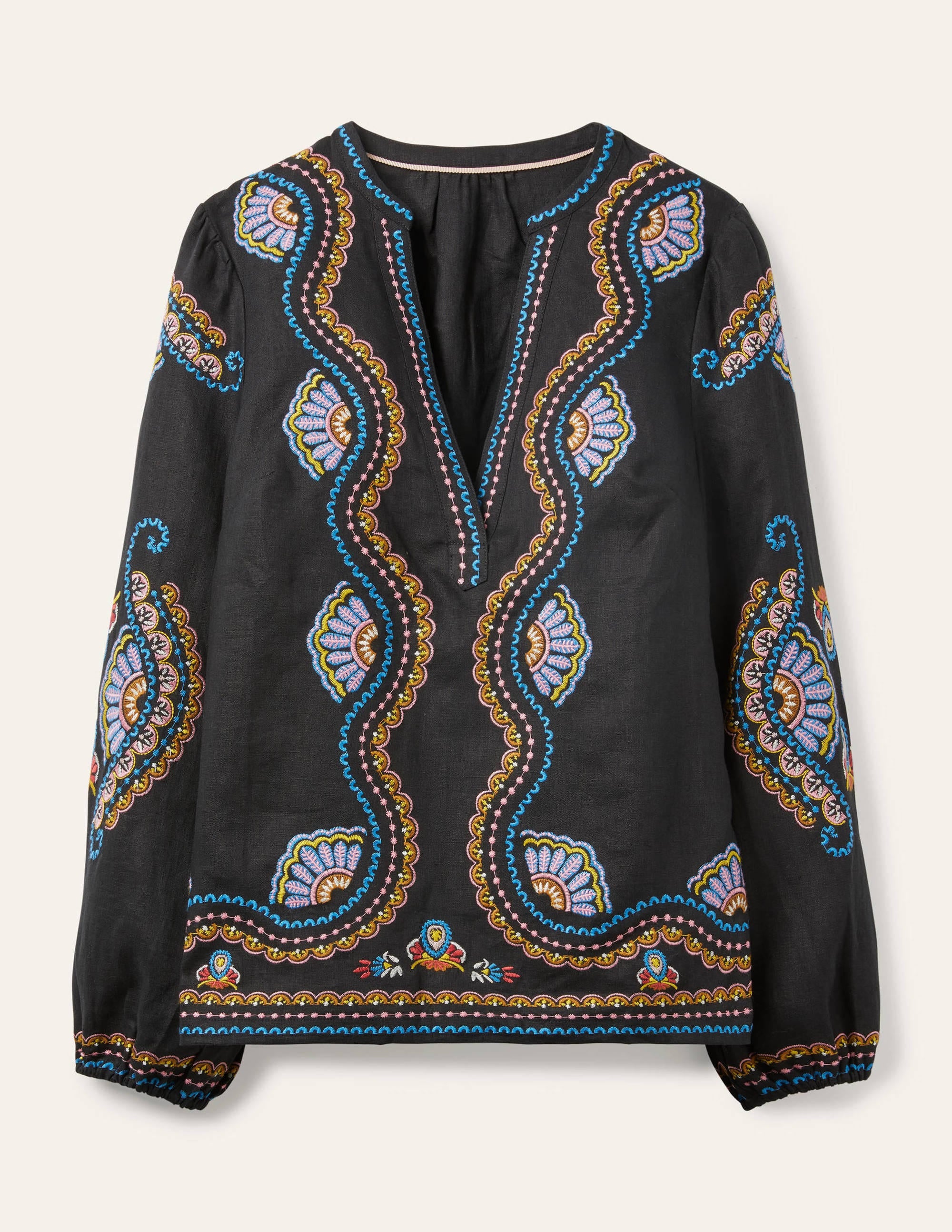 Top Eden brodé-Noir - Image 5