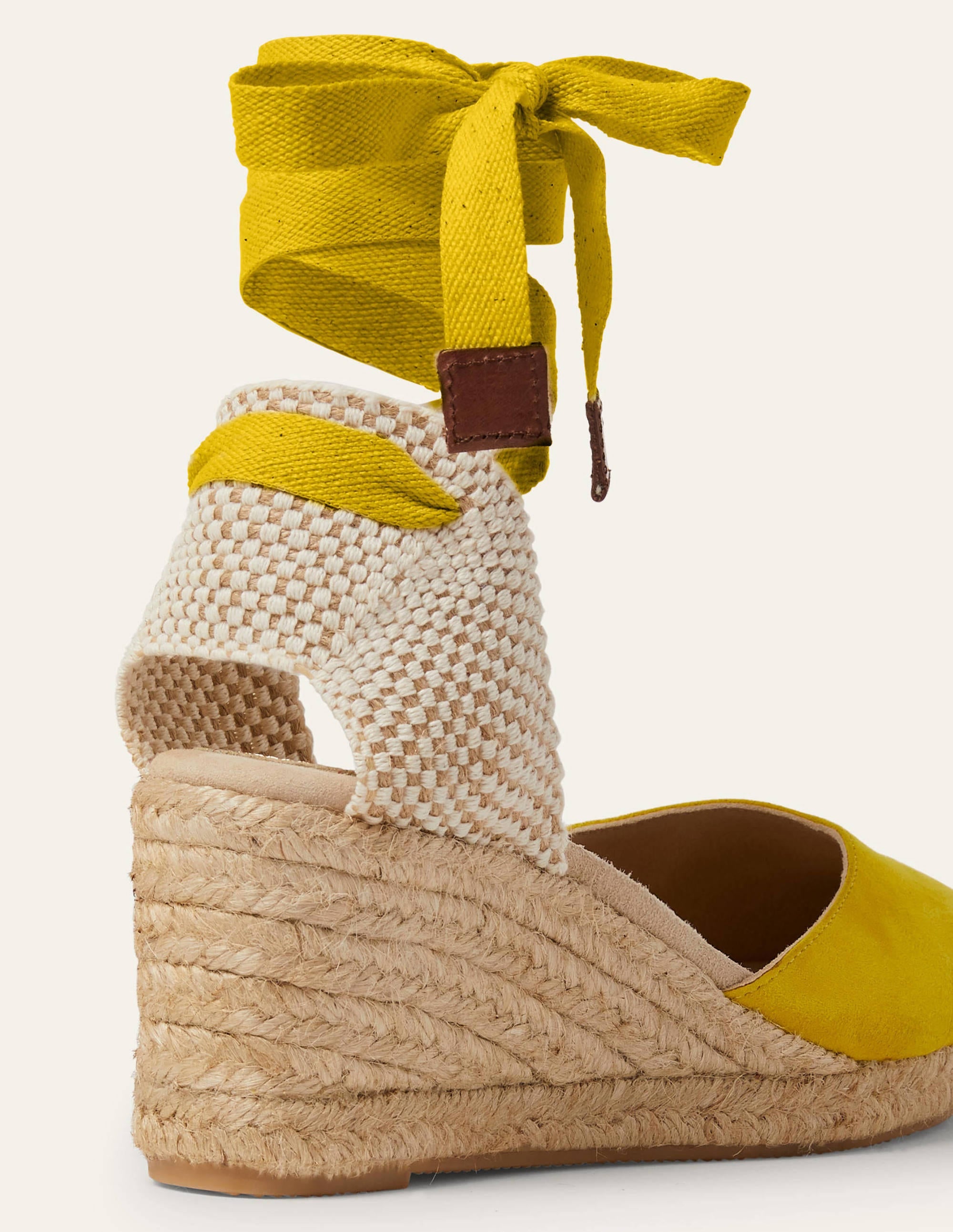 Cassie Espadrilles mit Keilabsatz-Schwefelgelb - Image 3