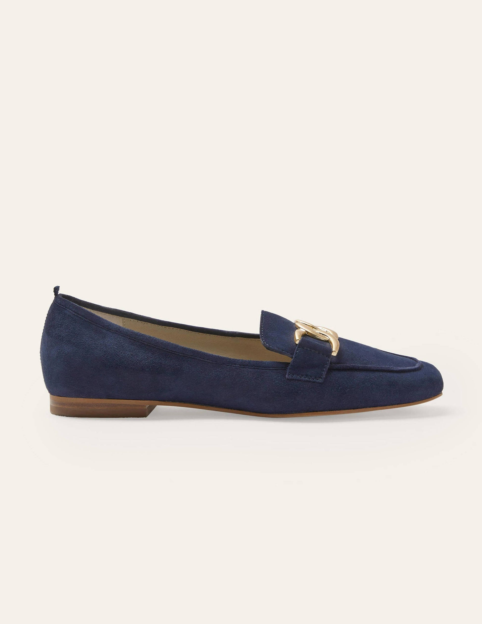 Martha Loafer-Navy Veloursleder-2