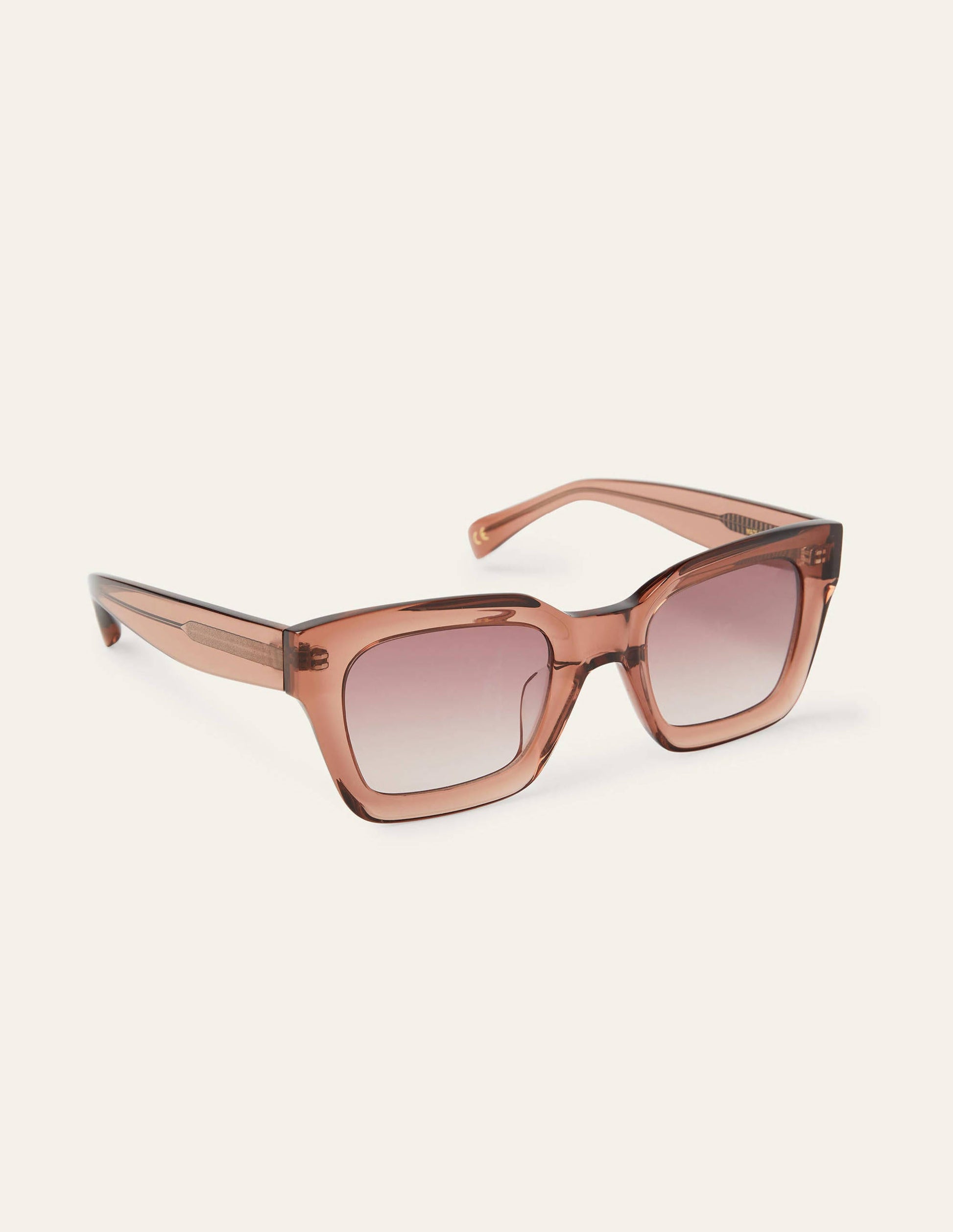 Sonnenbrille mit breitem Gestell-Kristallbraun-2
