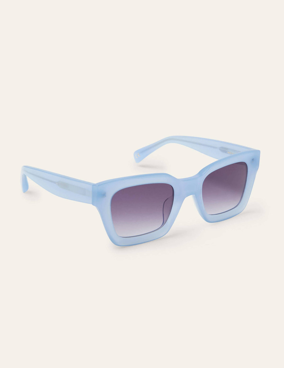 Sonnenbrille mit breitem Gestell-Blassblau - Image 2