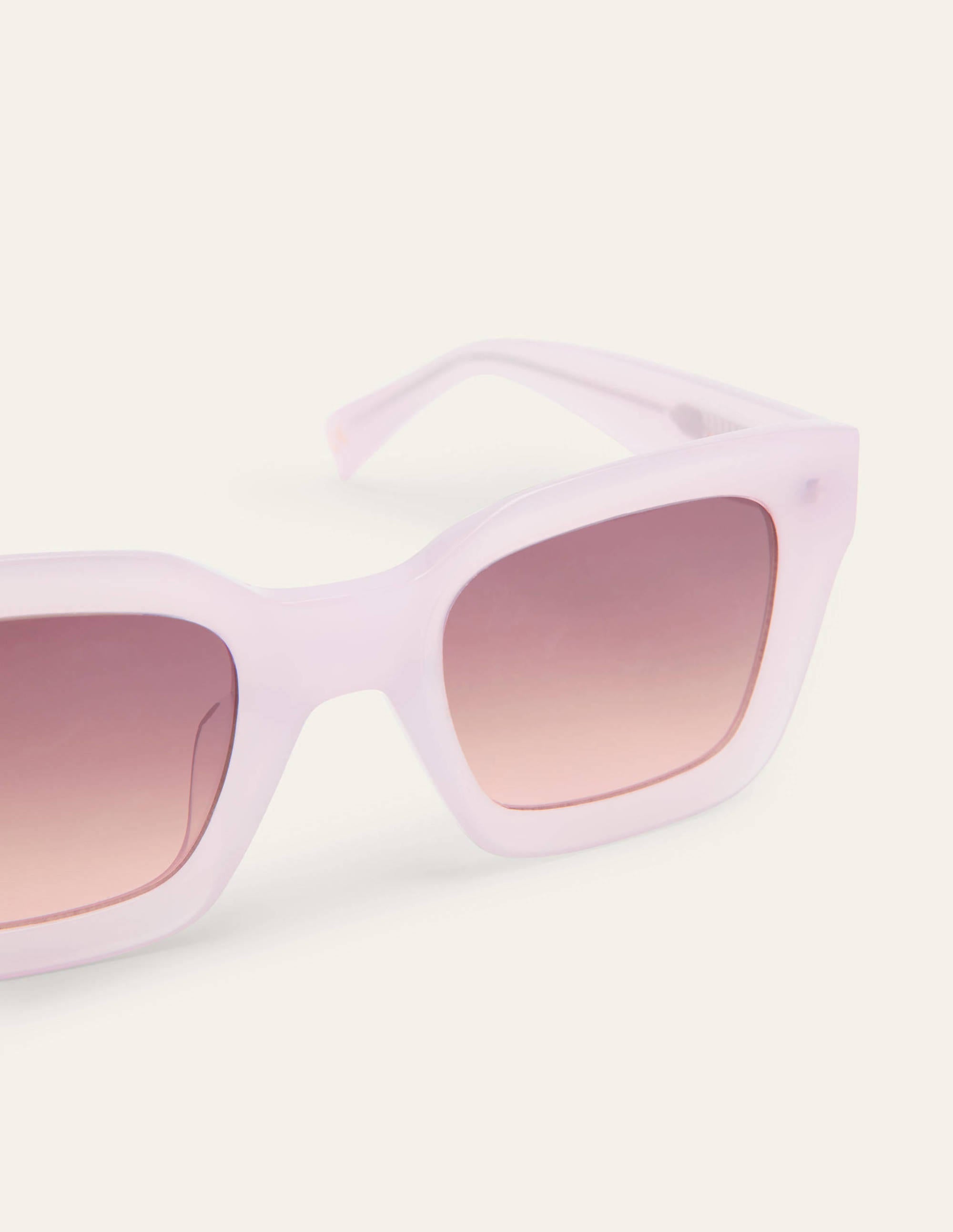 Sonnenbrille mit breitem Gestell-Zartes Rosa - Image 2