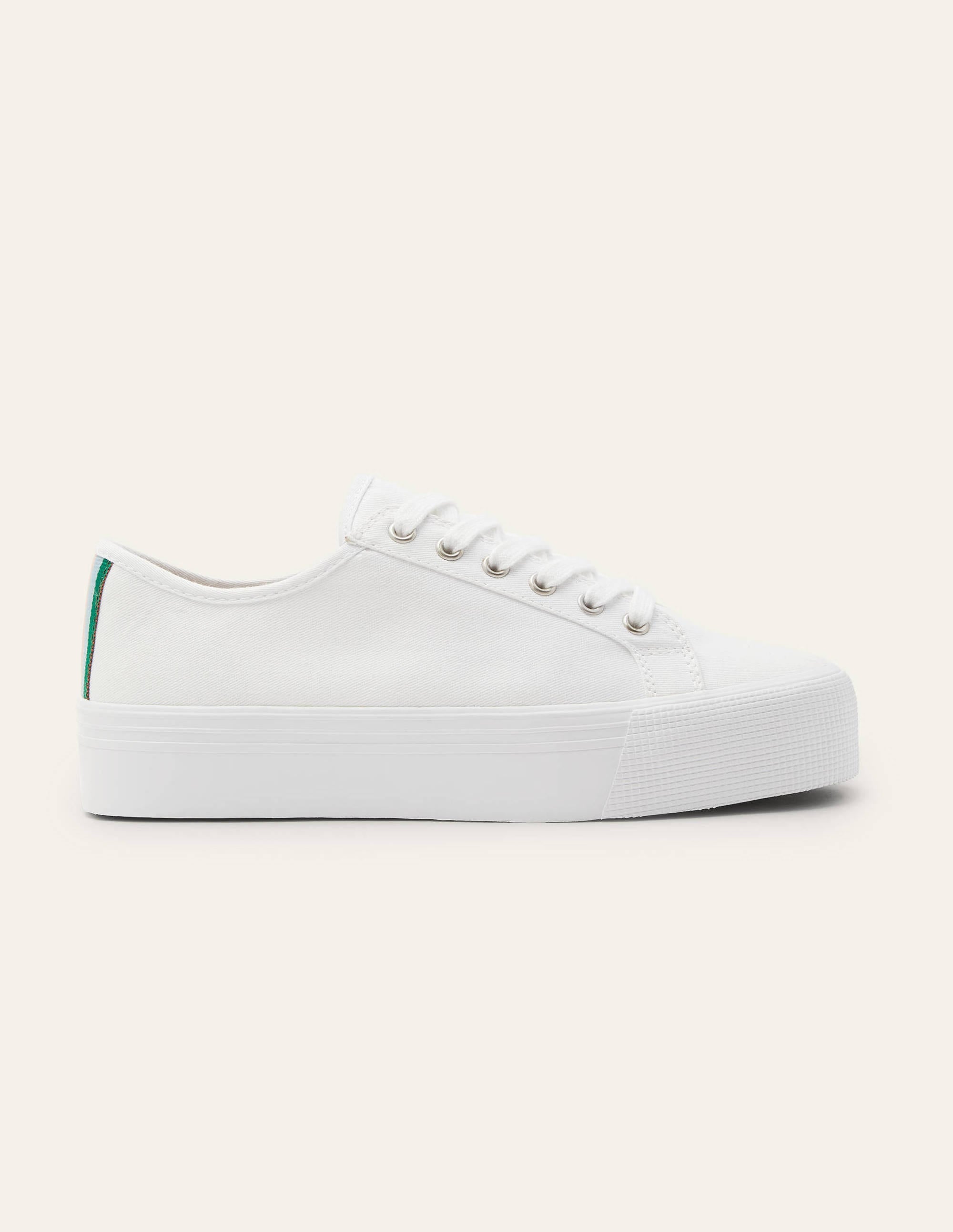 Canvas-Plateau-Turnschuhe-Weiß - Image 2