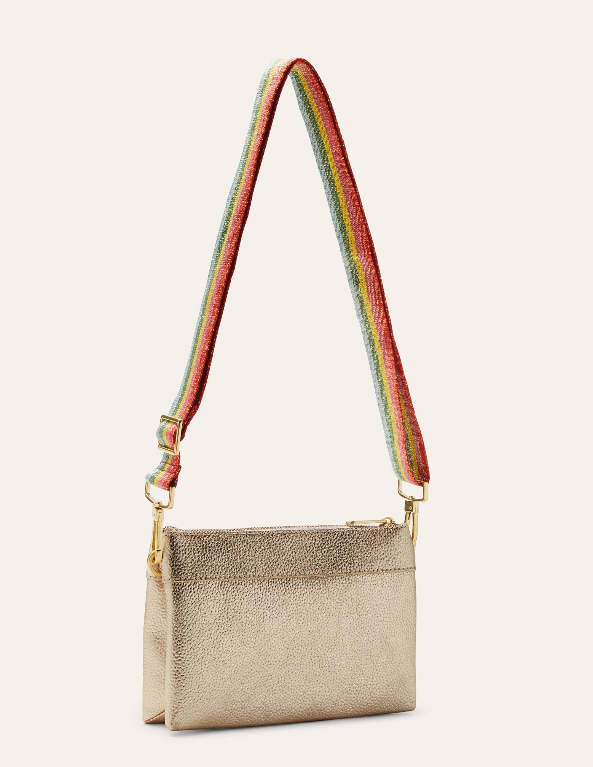 Sac à bandoulière Clementine-Doré clair - Image 3