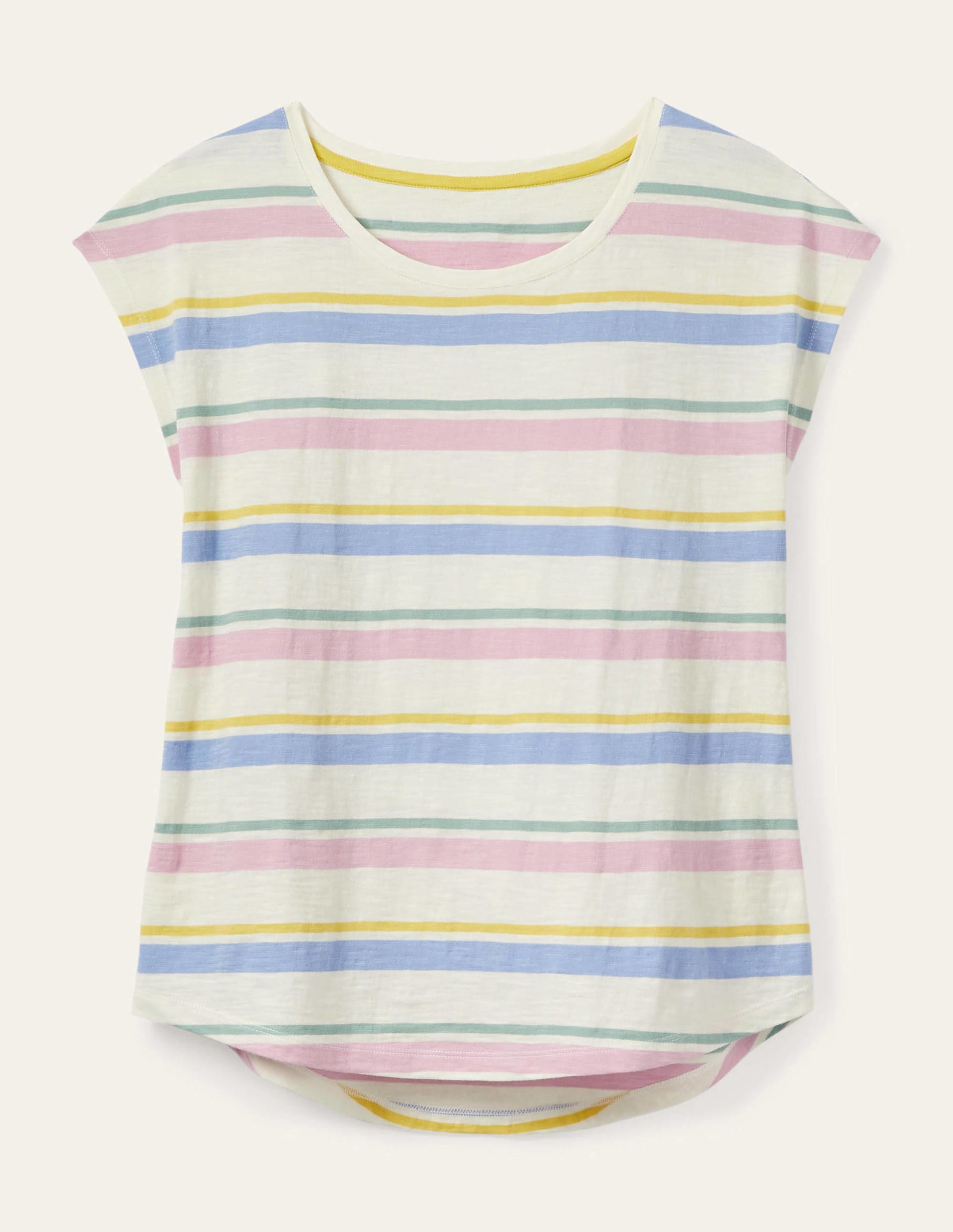 T-shirt Robyn en jersey-Rayé multi pastel-7