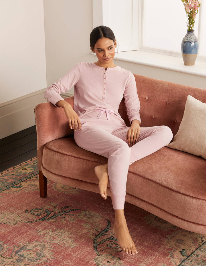 Alba Jersey-Schlafanzughose-Milchshake