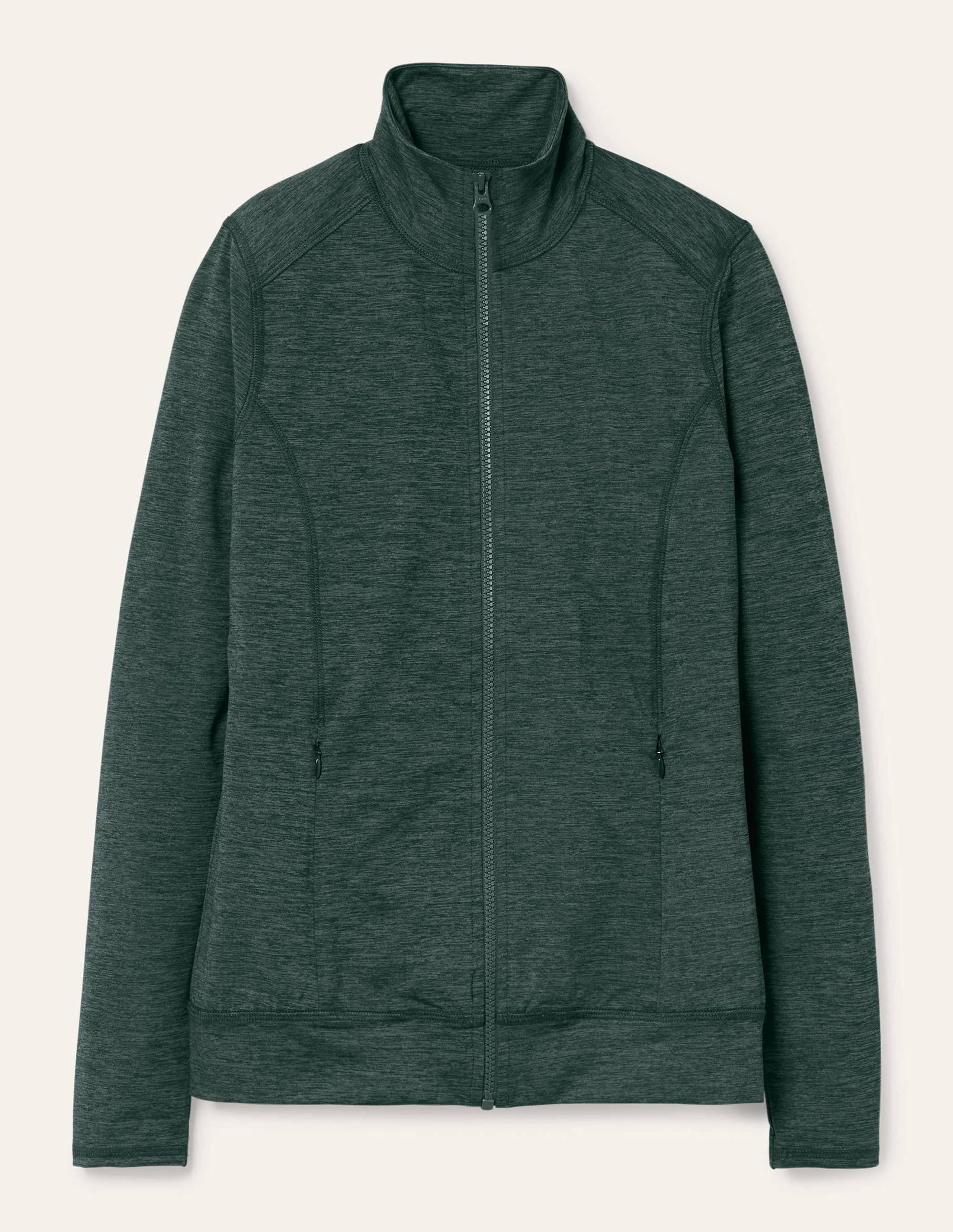 Mischa Zip Through Jacket-Palm Leaf - Image 7