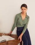 The Cotton Collar Notch Tee-Alder