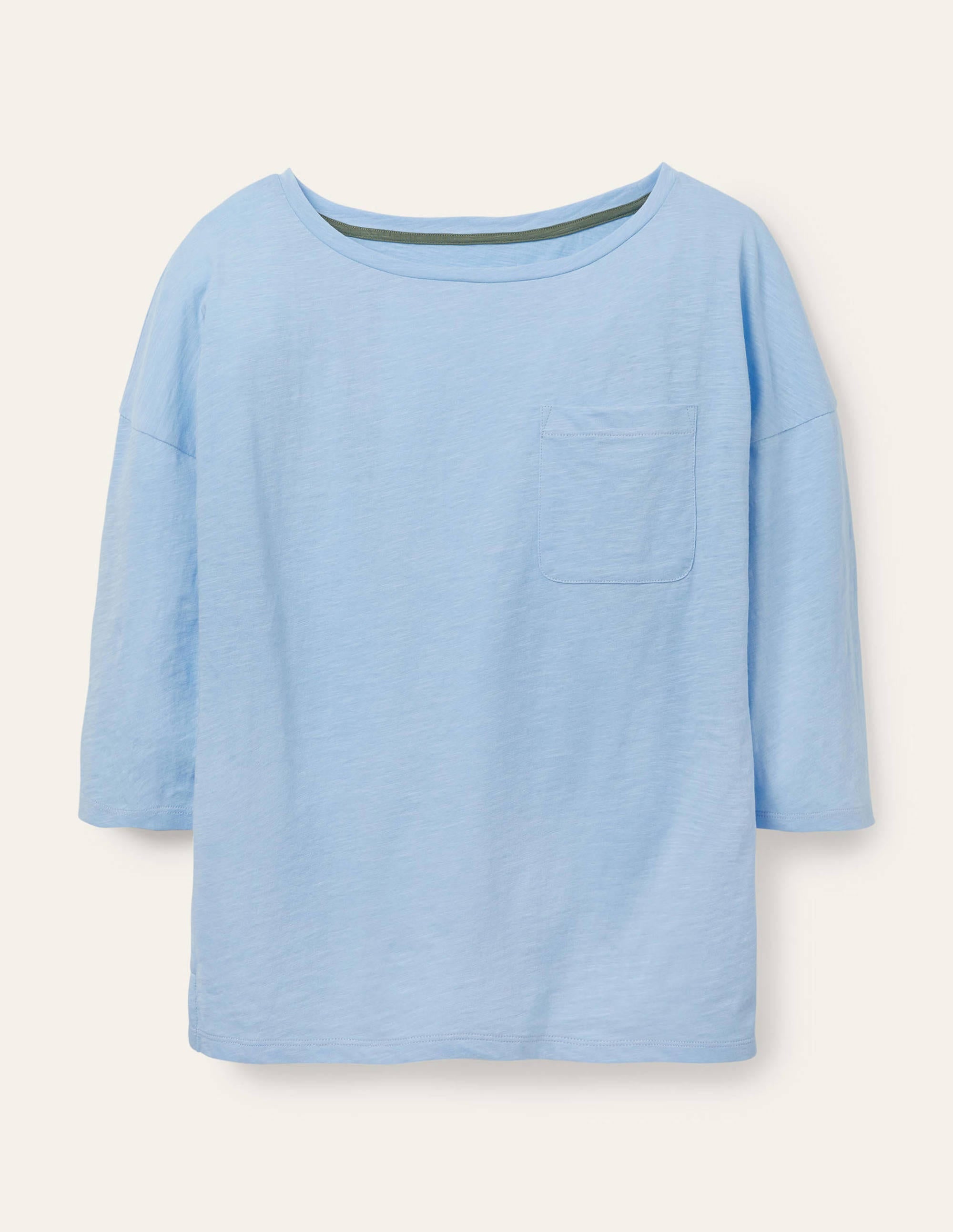 Le T-shirt à col bateau en coton-Glaçon - Image 5