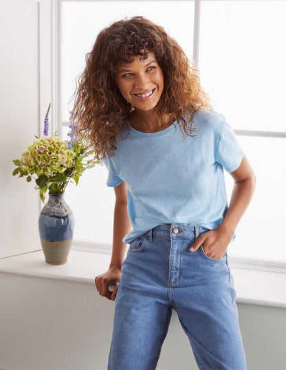 Das Boyfriend-T-Shirt aus Baumwolle-Eiswürfel-1