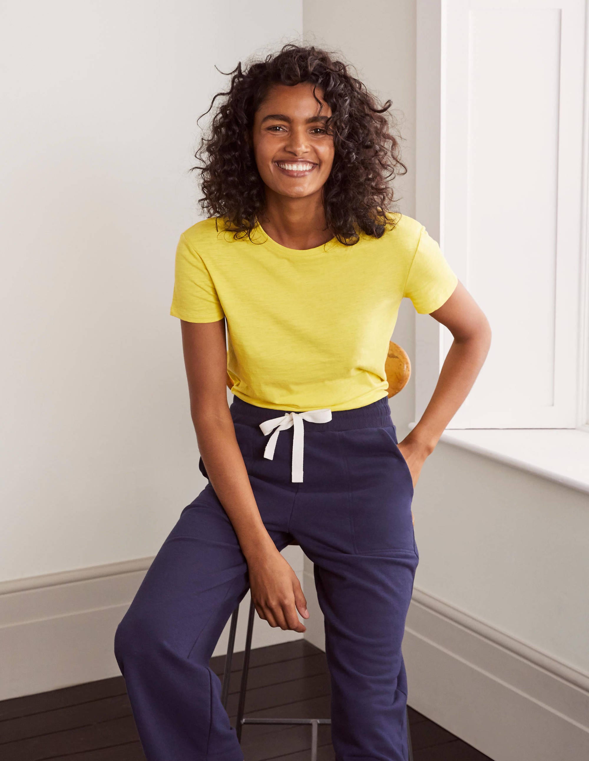 Das Boyfriend-T-Shirt aus Baumwolle-Ananas - Image 1