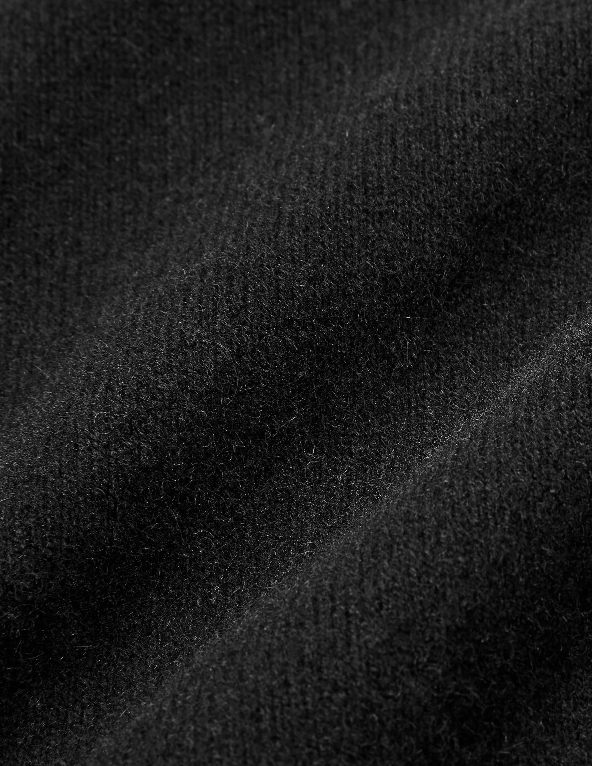 Pull col rond en cachemire-Noir-5