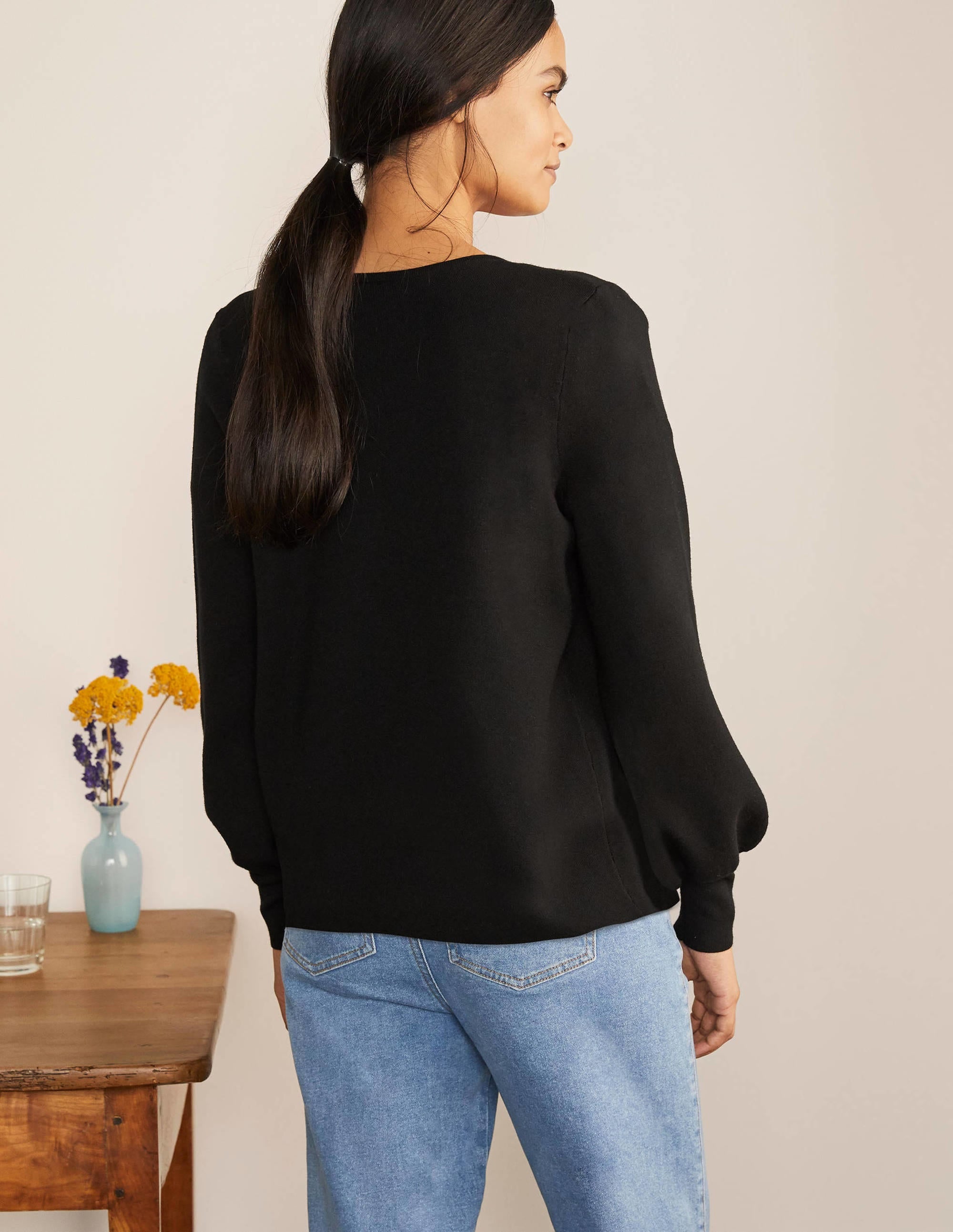 Berkshire Cardigan-Black - Image 3