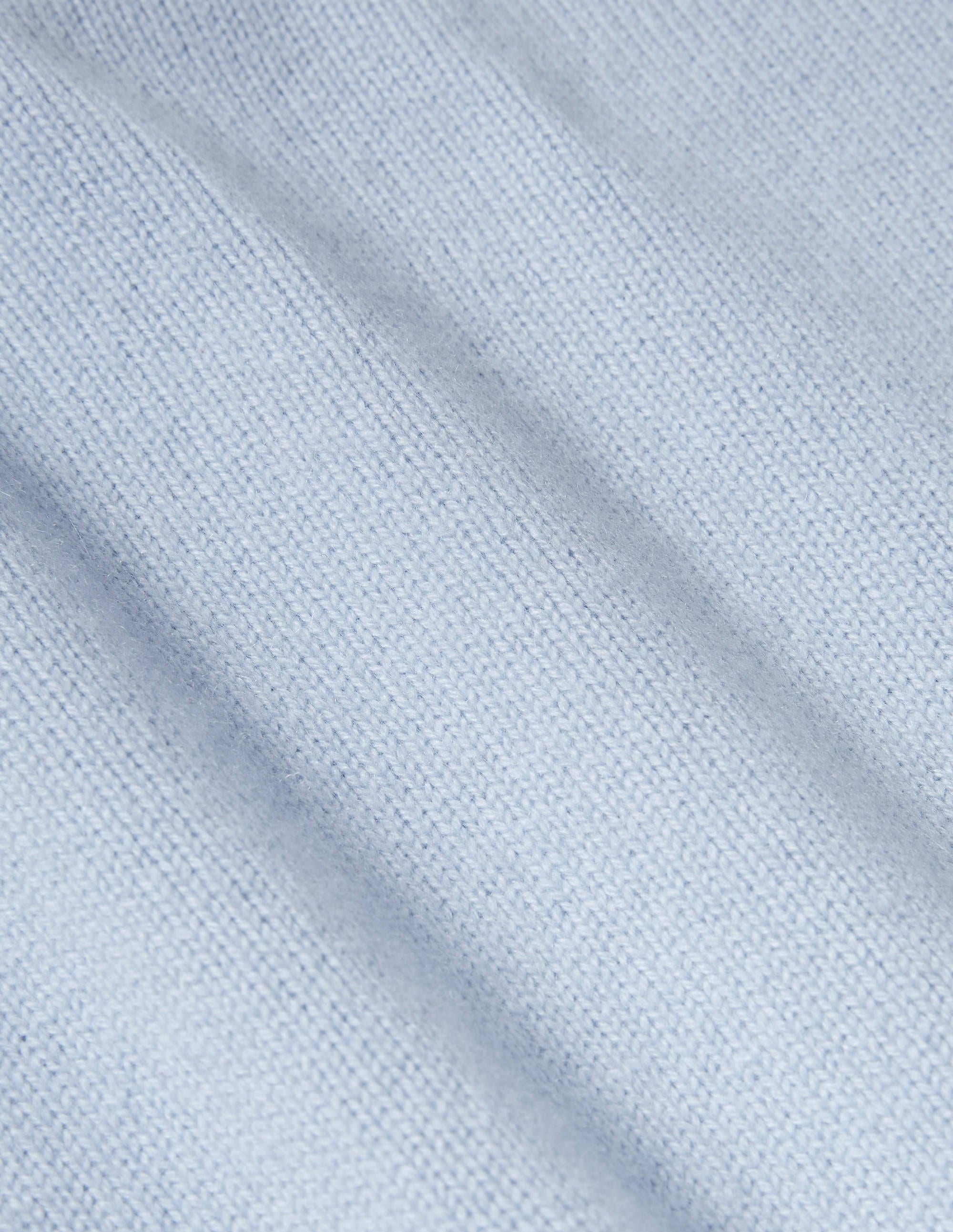 Pull Dundee en cachemire-Bleu - Image 7