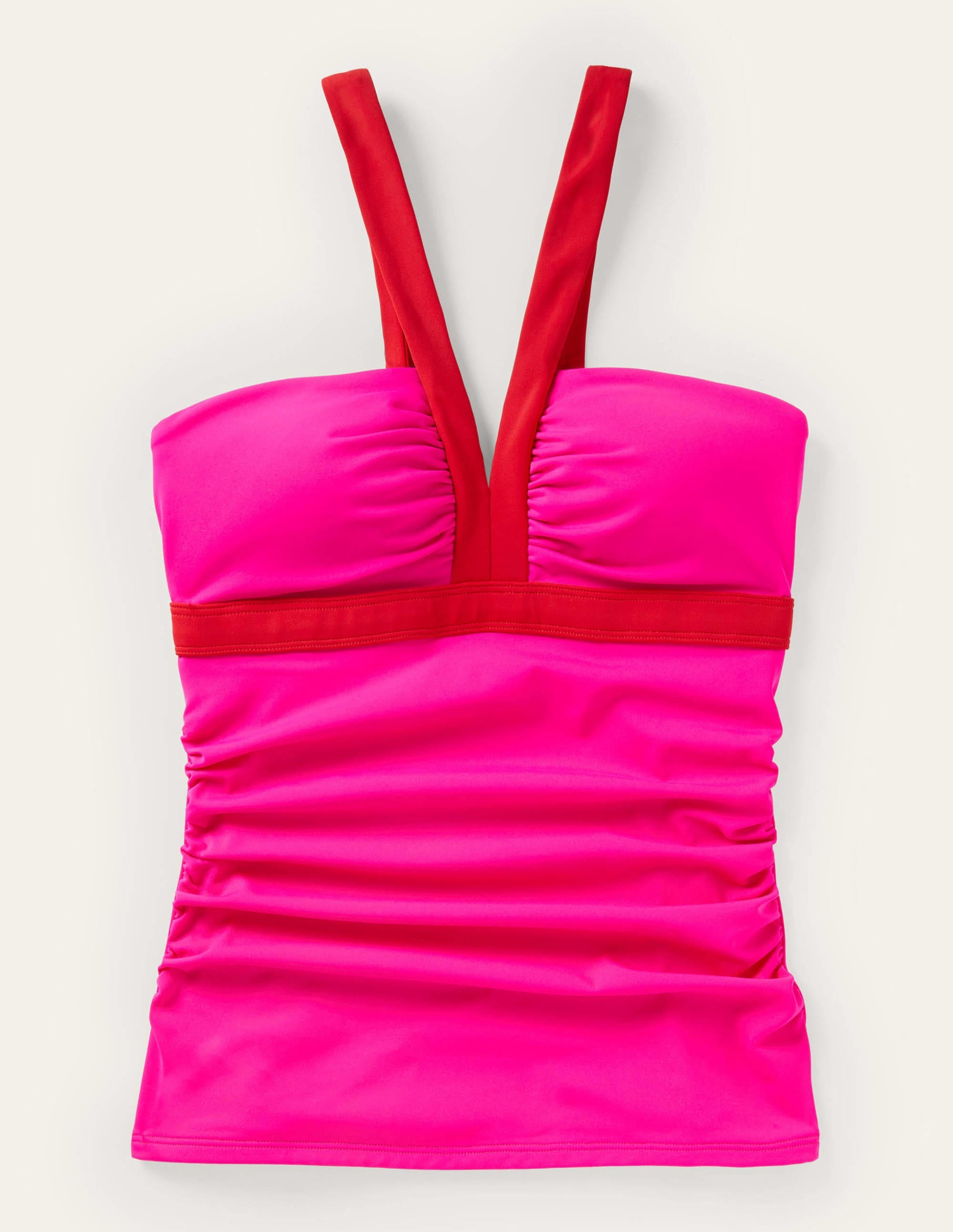 Haut de tankini Corsica-Colourblock rose fluo - Image 6