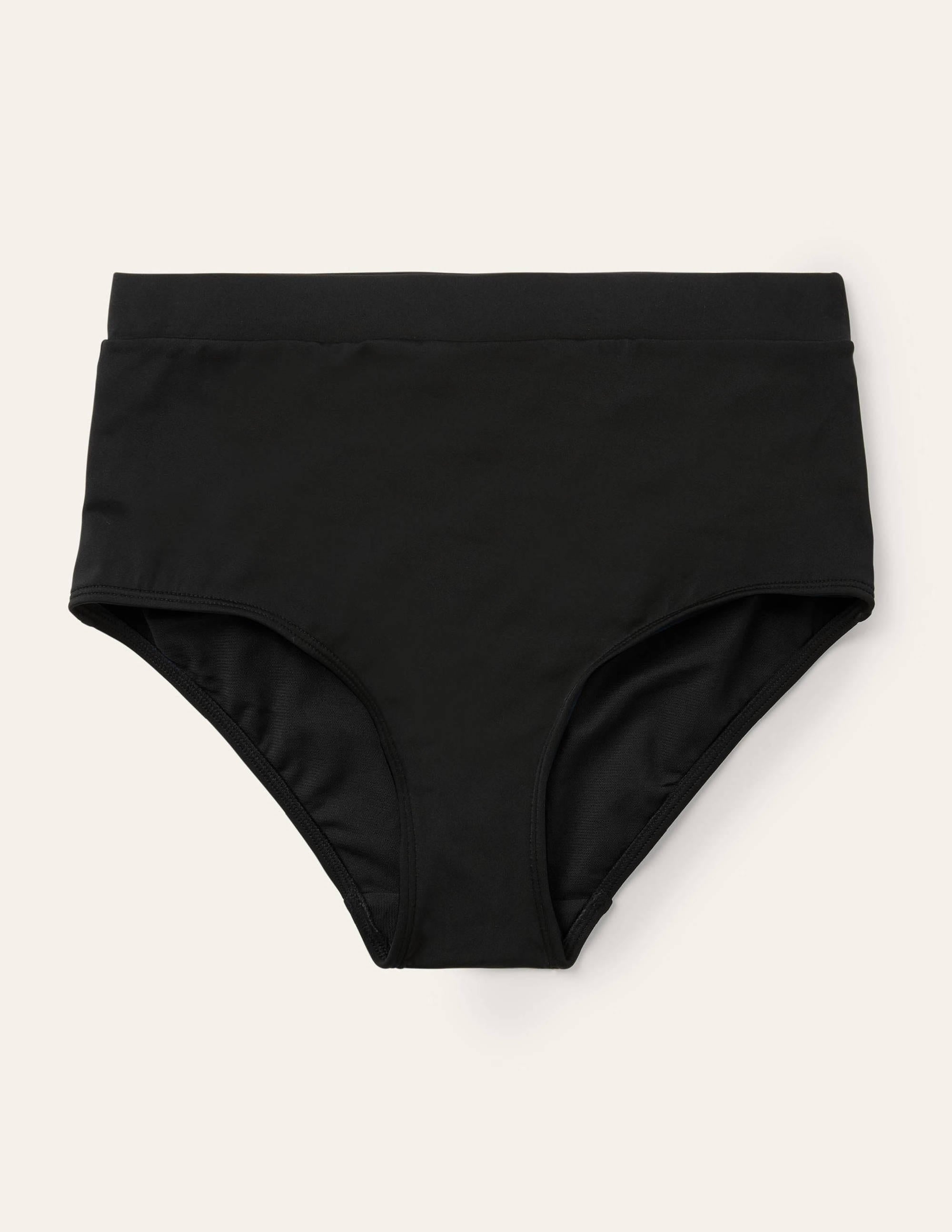 Bas de bikini taille haute-Noir - Image 5